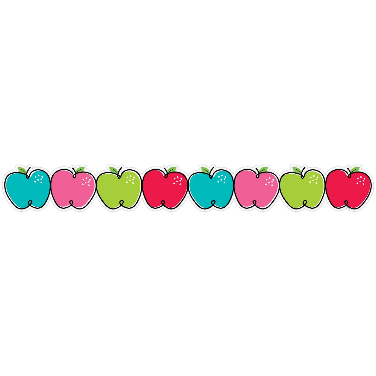 Doodle Apples EZ Border, 48 Feet