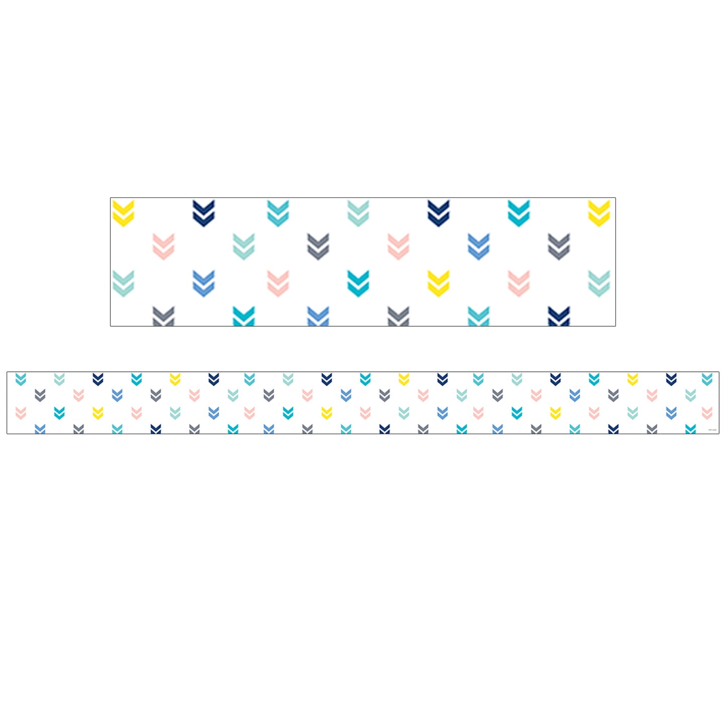 Calm & Cool Colorful Mini Chevrons EZ Border, 48 Feet