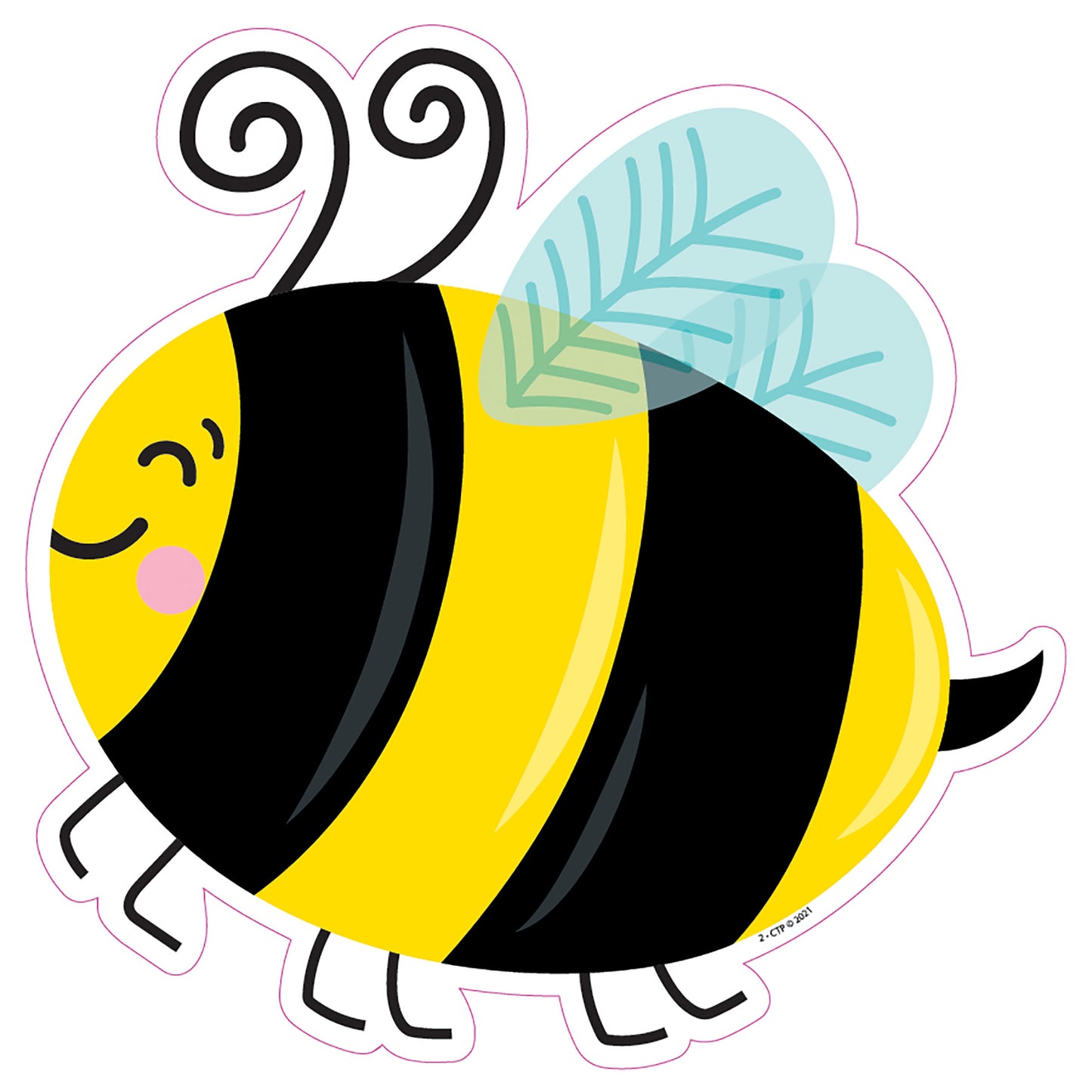 Busy Bees 6" Designer Cut-Outs, Pack of 36