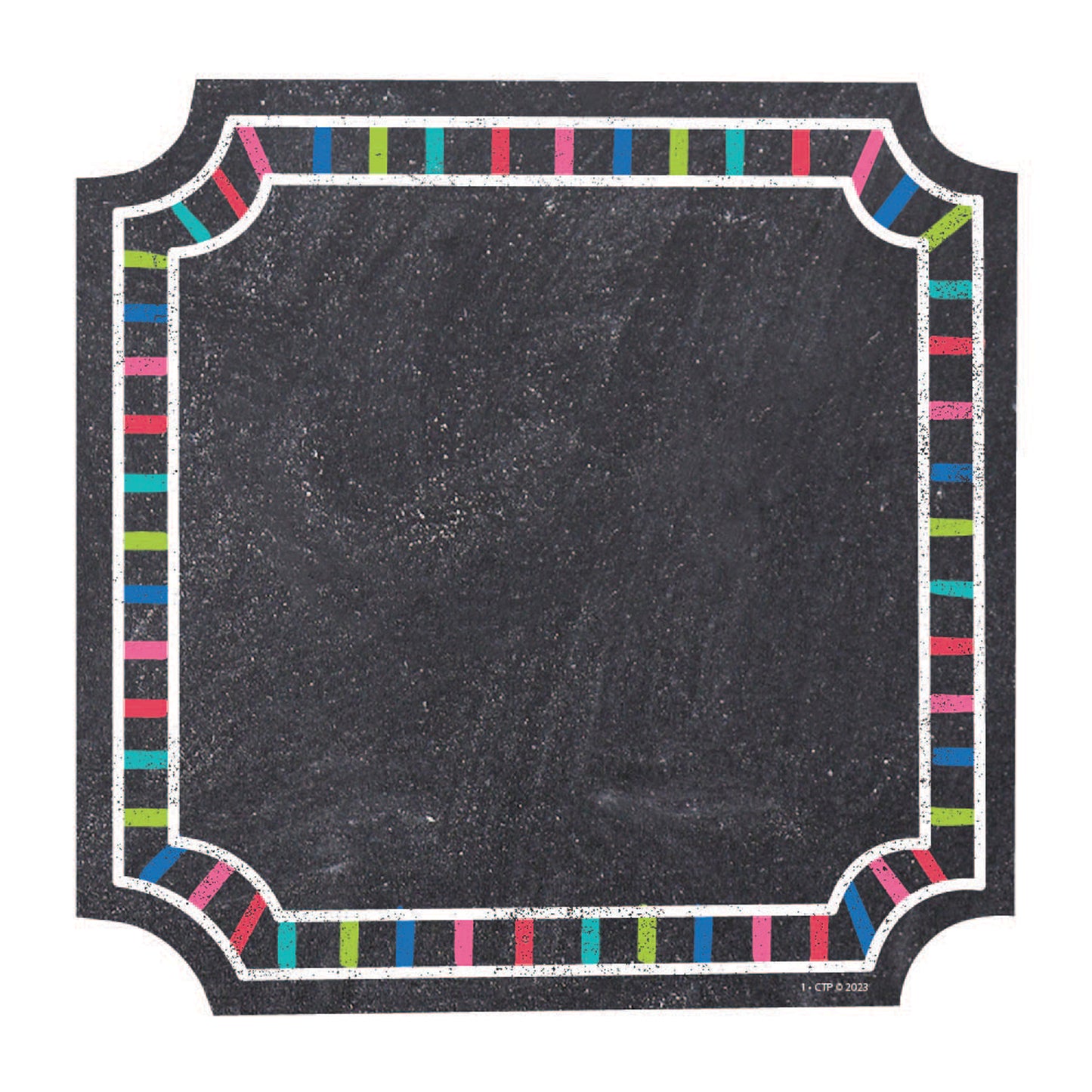 Colorful Chalk Cards 6 Inch Designer Cut-Outs, Pack of 36