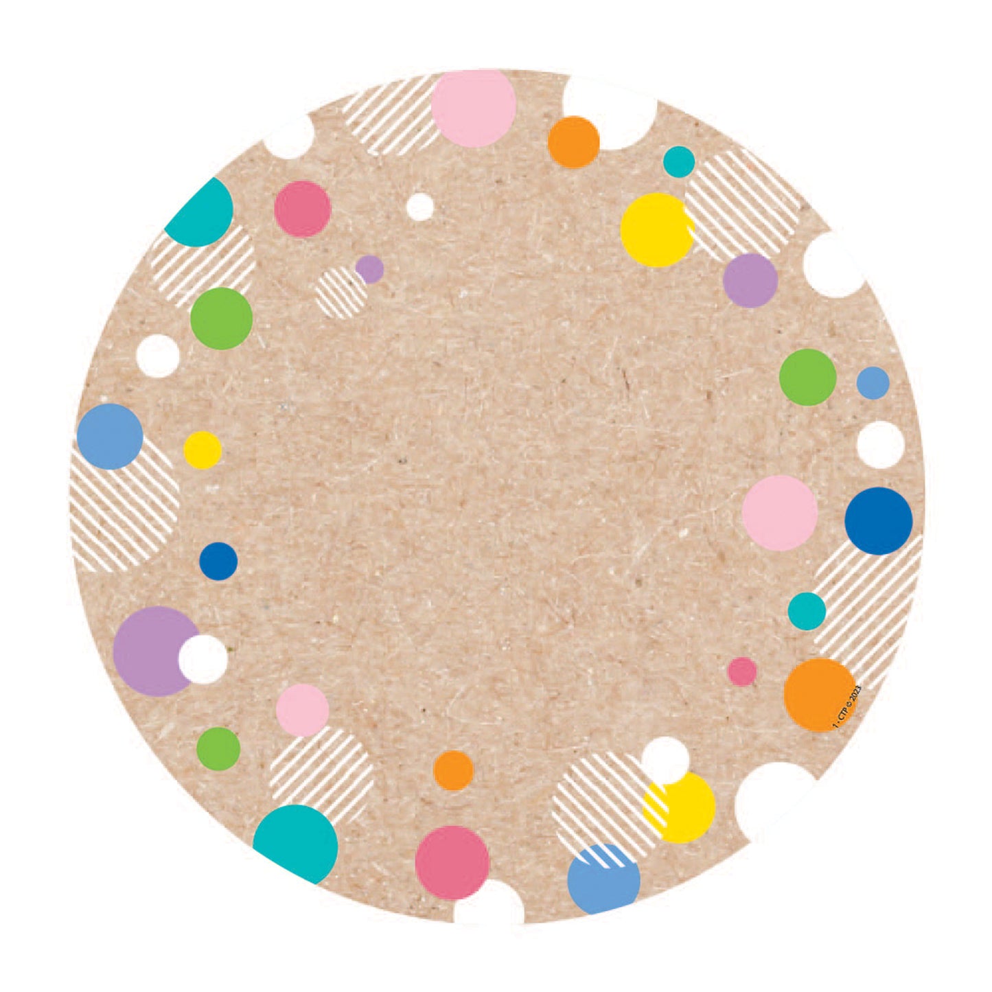 Krafty Pop Colorful Kraft Cards 6 Inch Designer Cut-Outs, Pack of 36