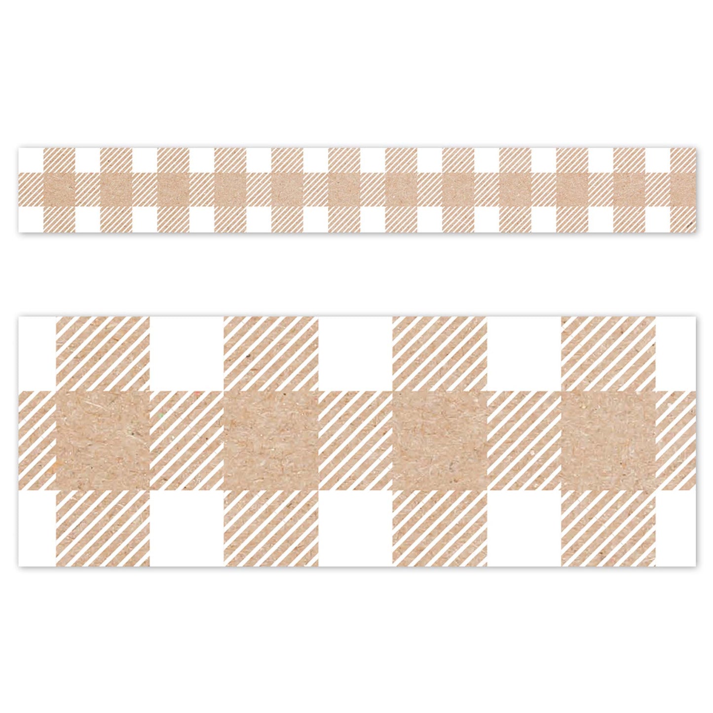 Krafty Pop Kraft Buffalo Check EZ Border, 48 Feet