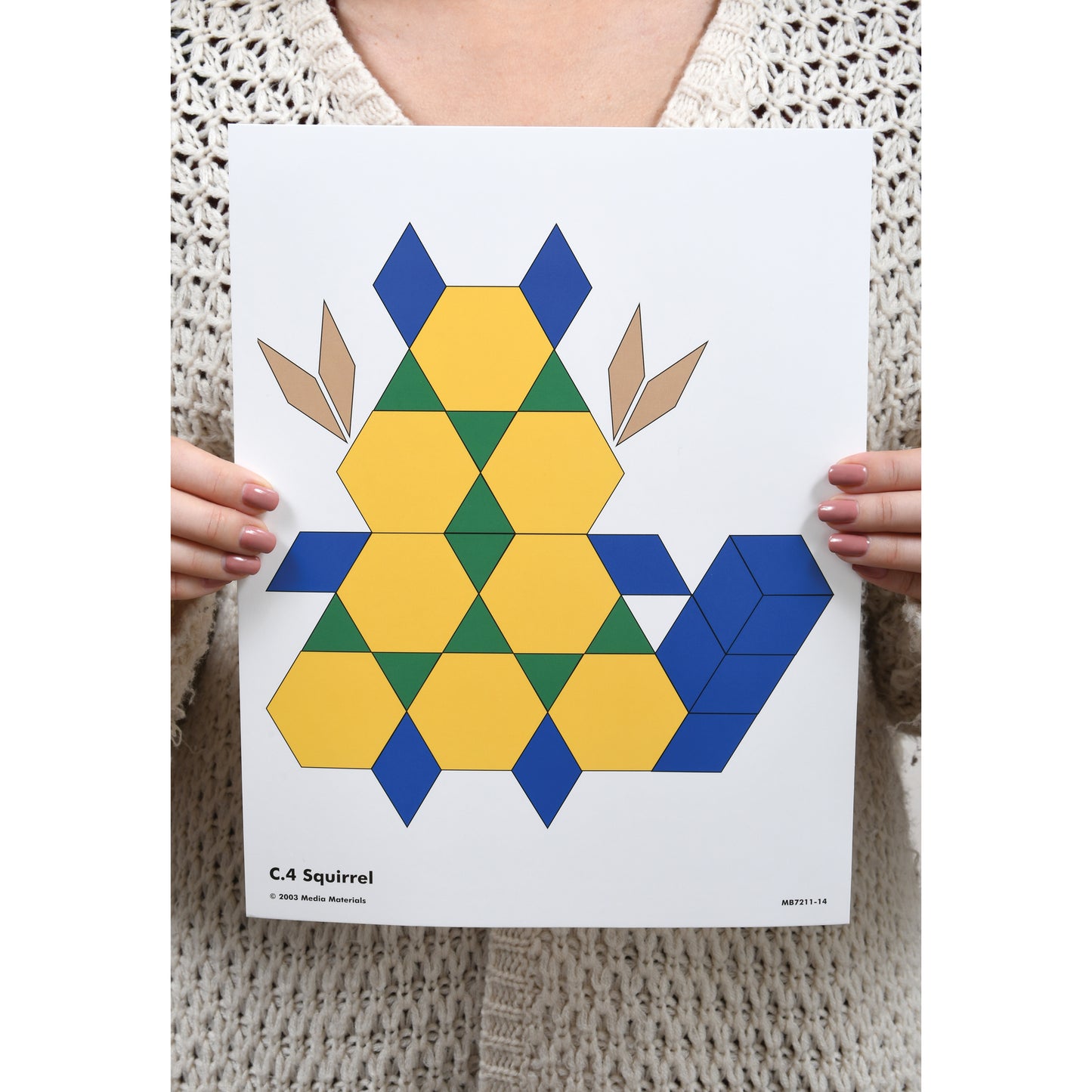 Pattern Block Activity Cards - Set of 20