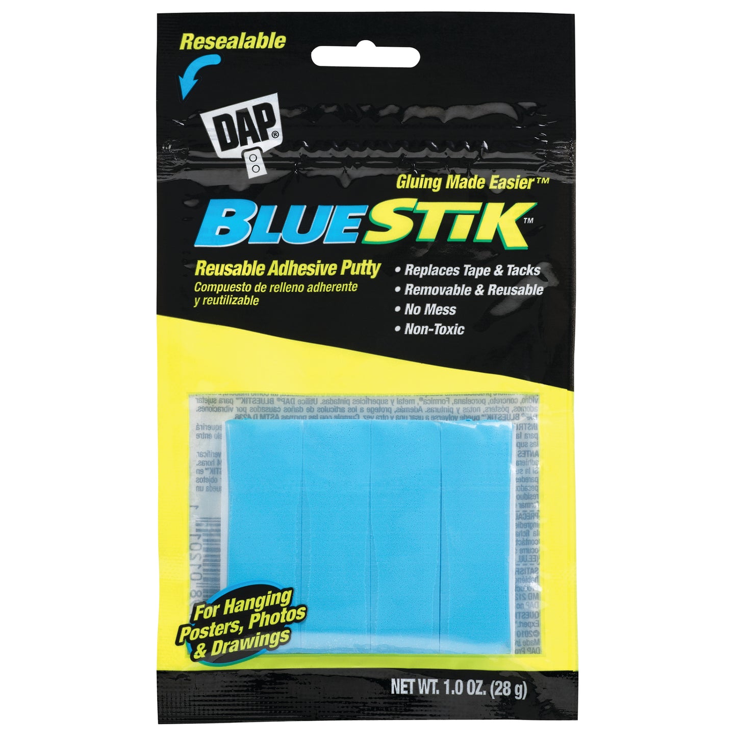 BlueStik™ Reusable Adhesive Putty, 1 oz.