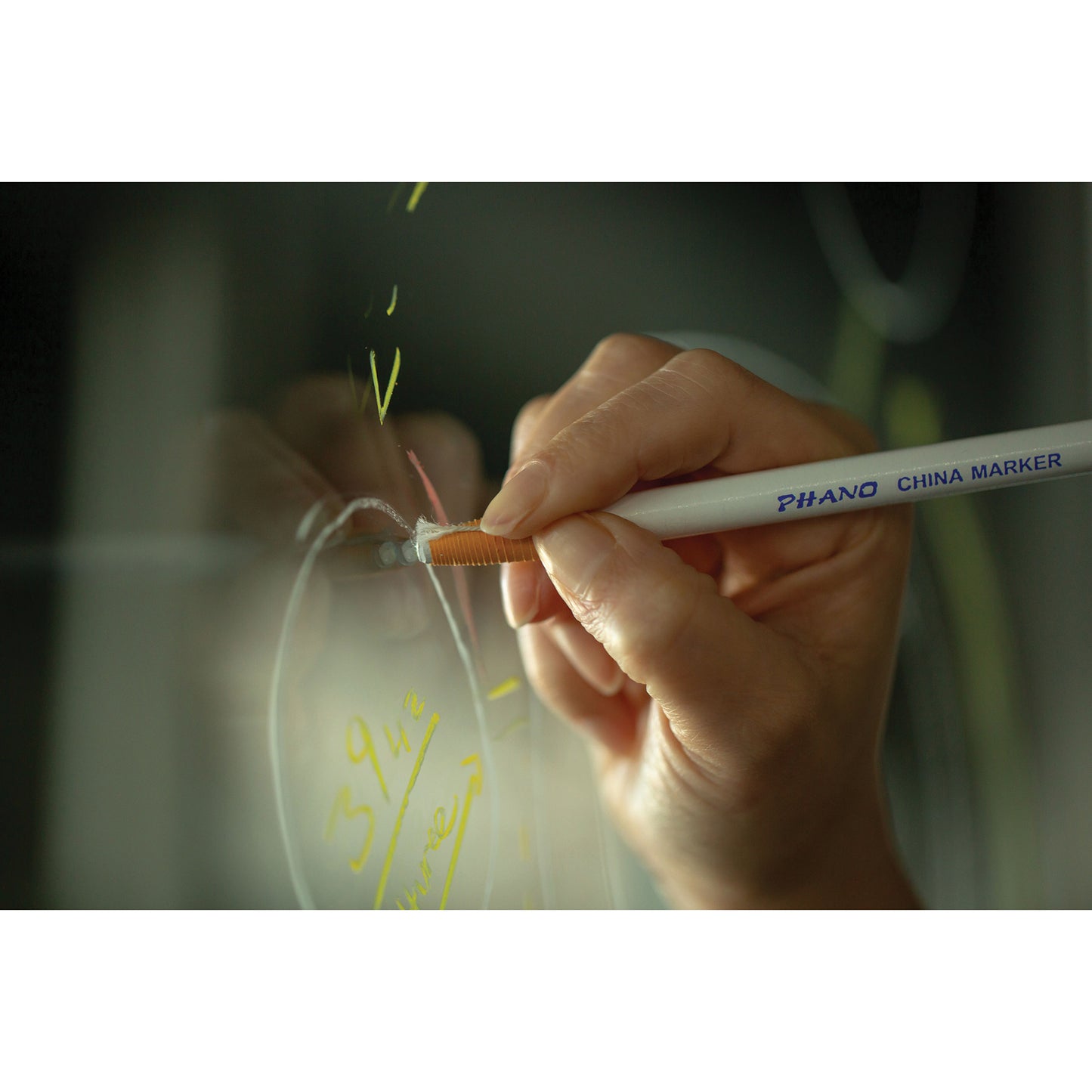 Phano China Markers, White, Pack of 12