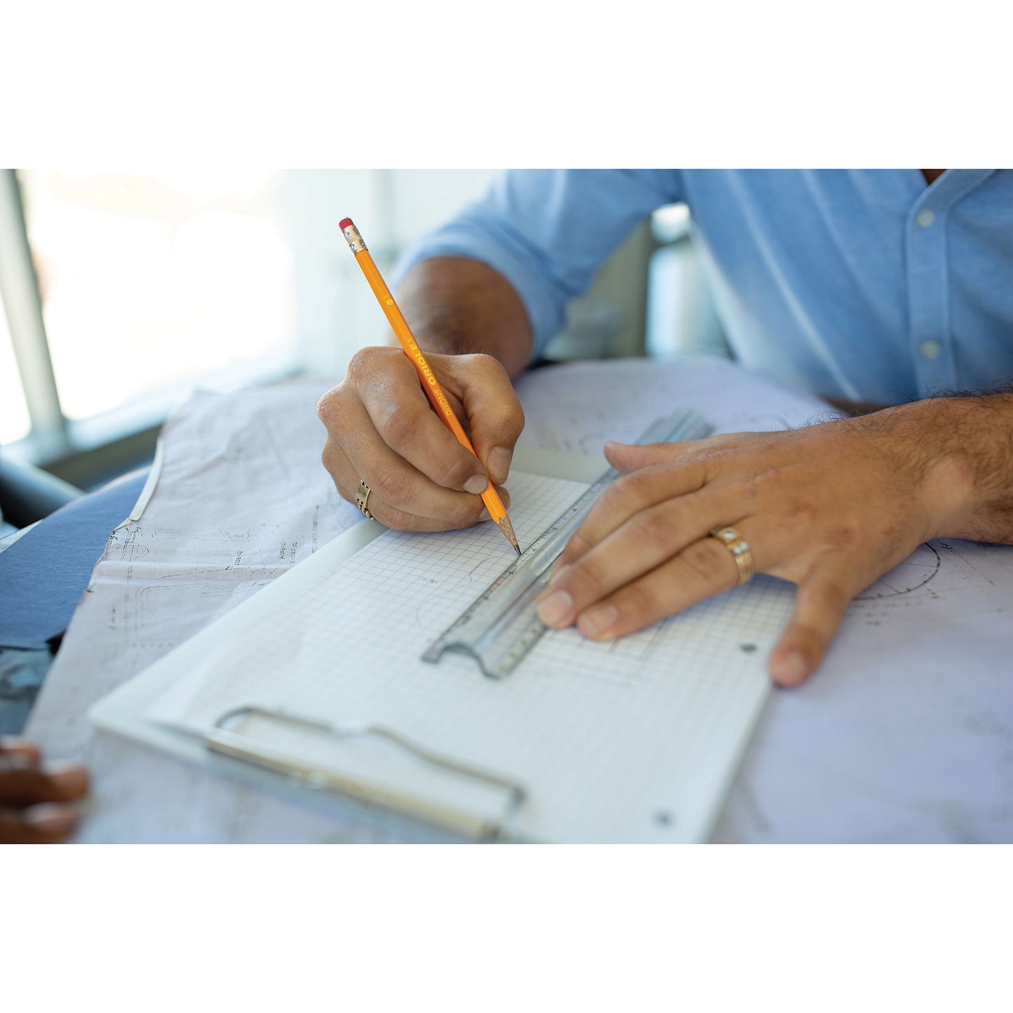 Pencils, No. 2.5 Medium Yellow, Unsharpened, Box of 12