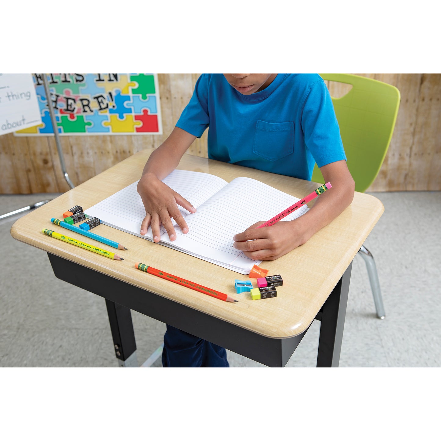 My First® Tri-Write™ Wood-Cased Pencils, Neon Assorted, 2 Count