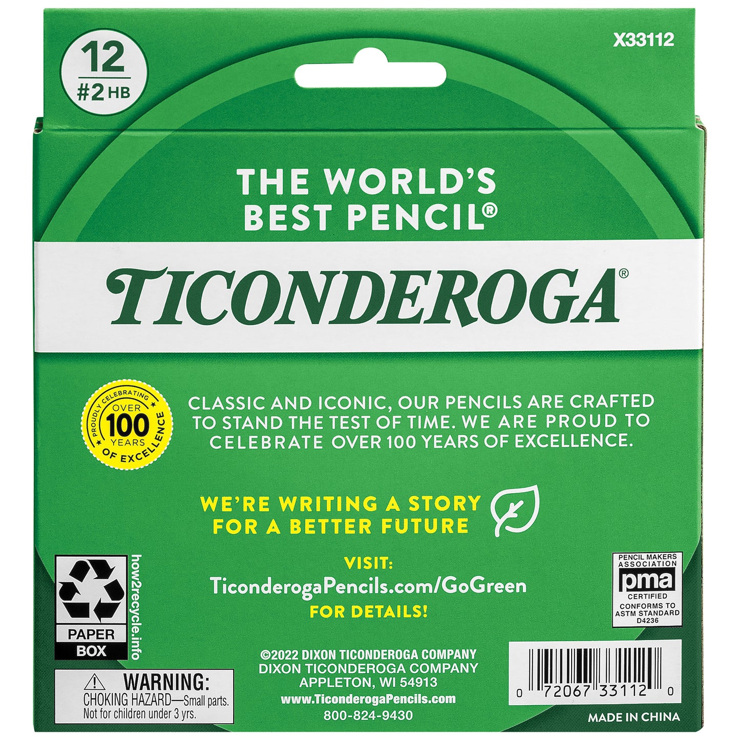 My First® Short Wooden Pencils, Large Triangle Barrel, Sharpened, #2 HB Soft, With Eraser, Primary Colors, 12 Per Pack, 2 Packs