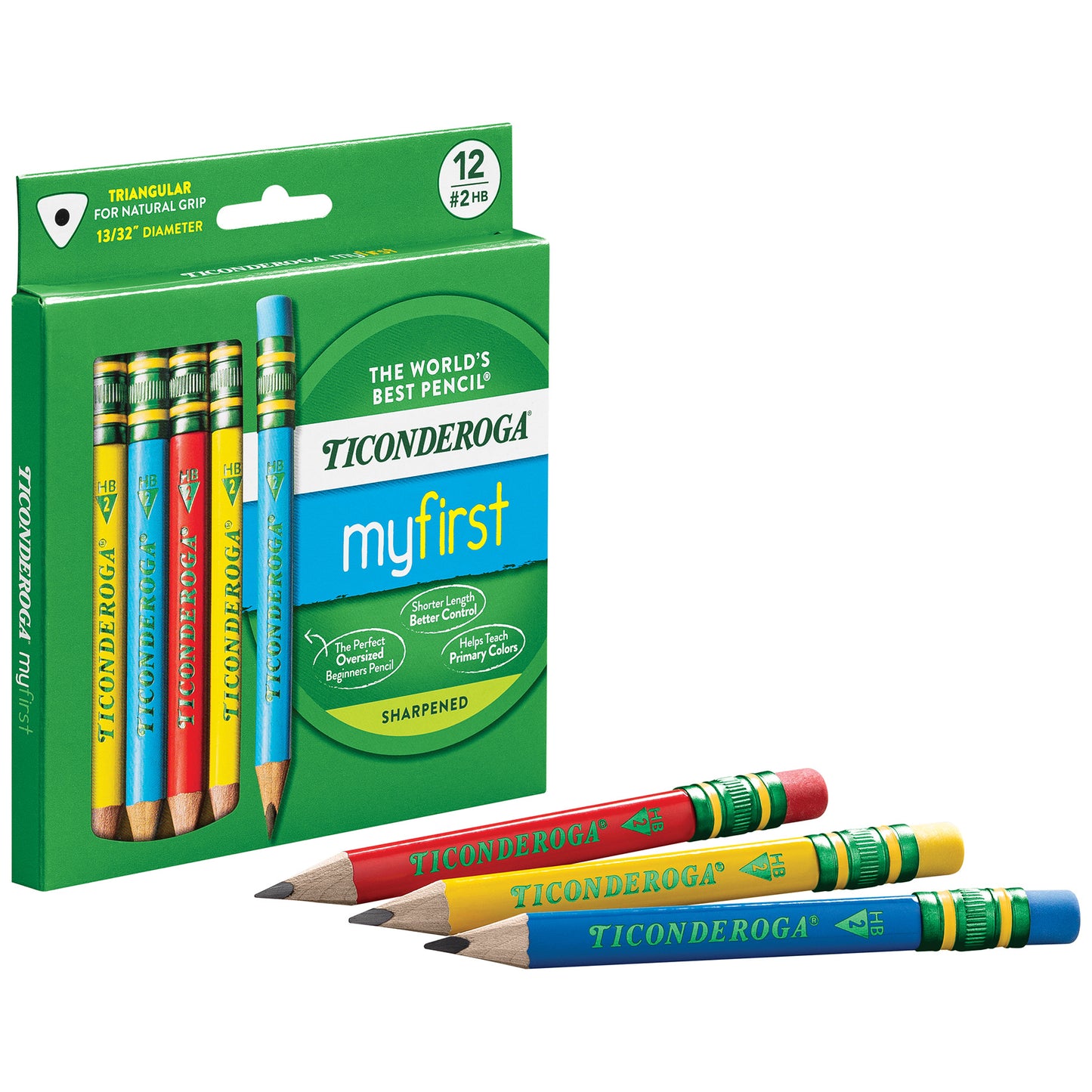 12ct Asst Color First Short Pencil