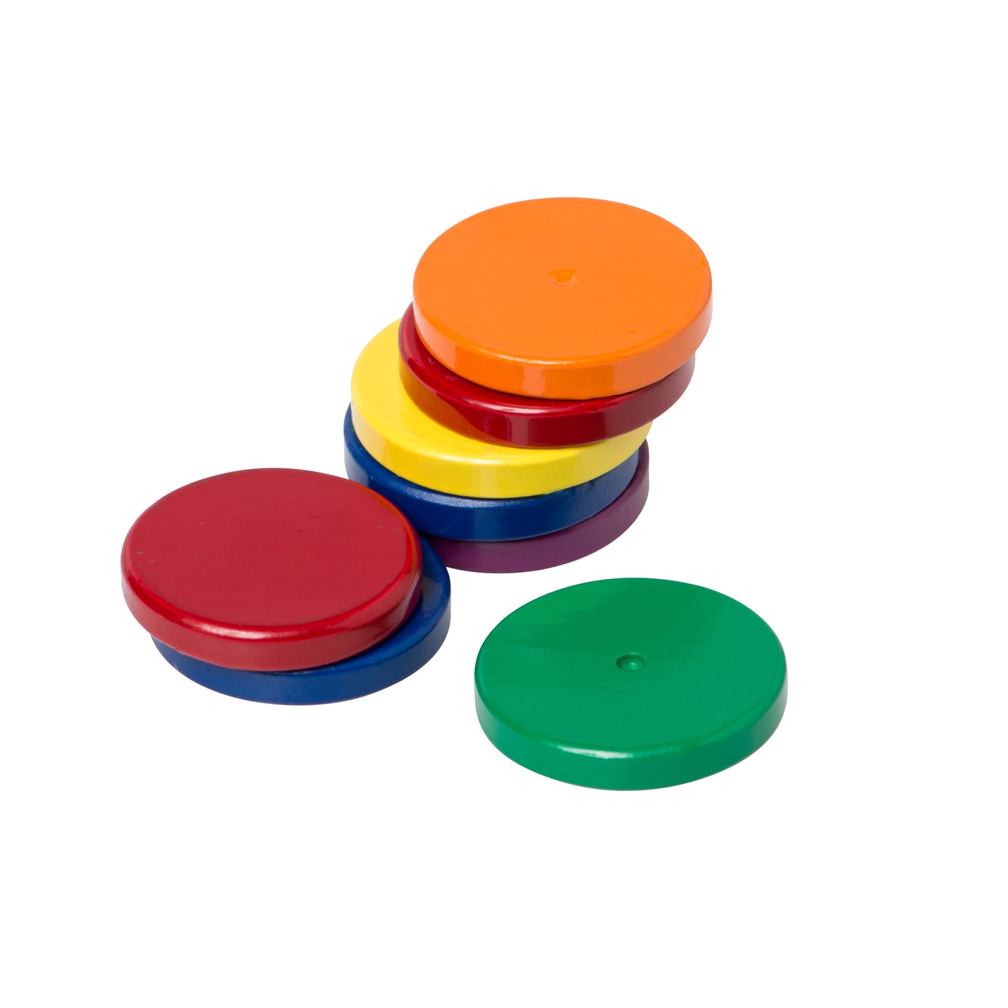 Ceramic Disc Magnets, 1", Pack of 8