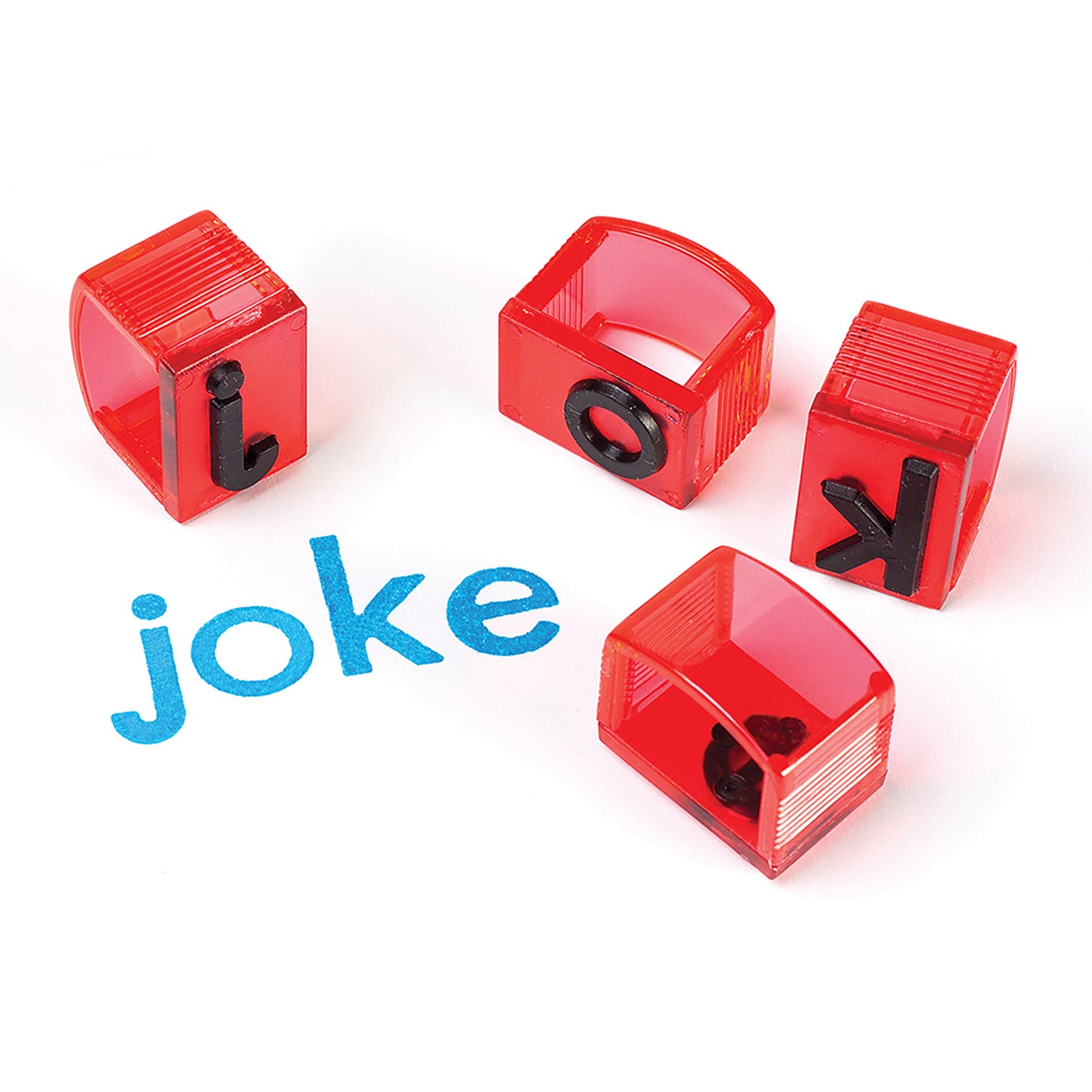 See and Stamp Alphabet Transparent Stamps, Lowercase 5/8"