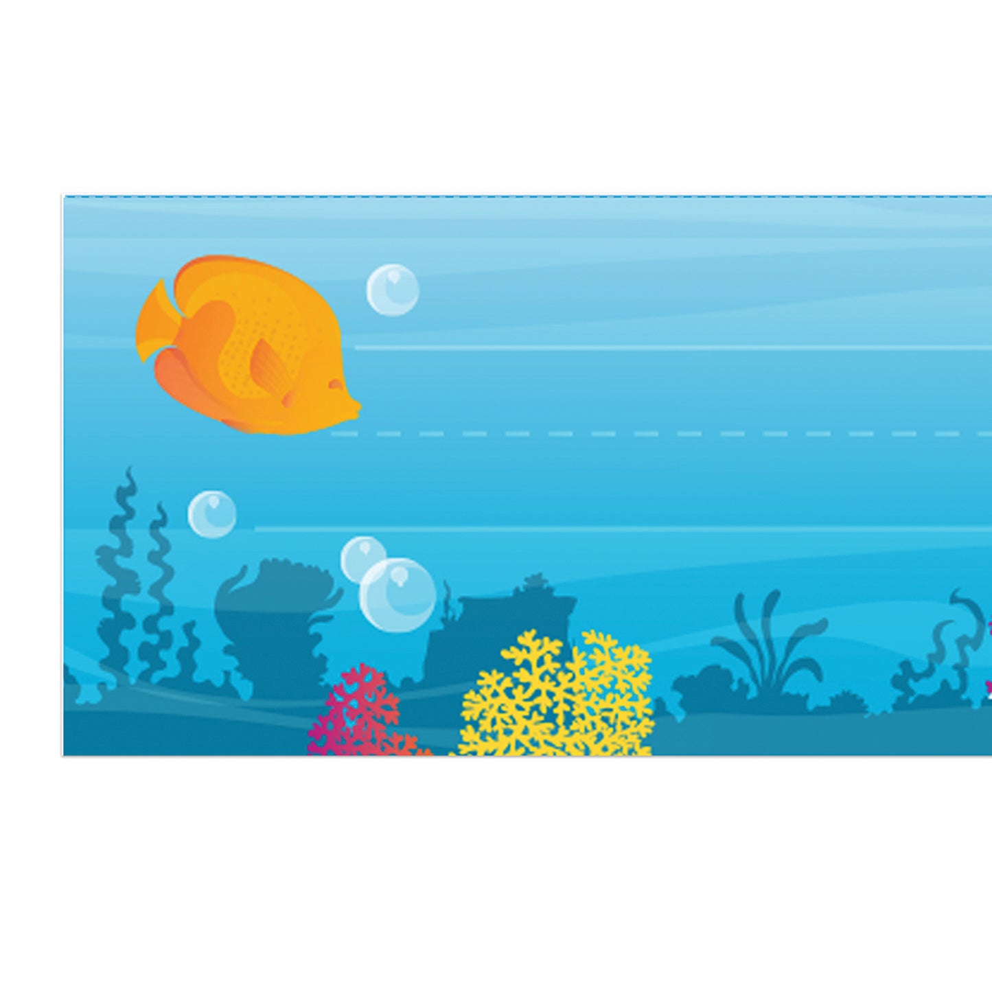 Seas The Day Name Plates Tented