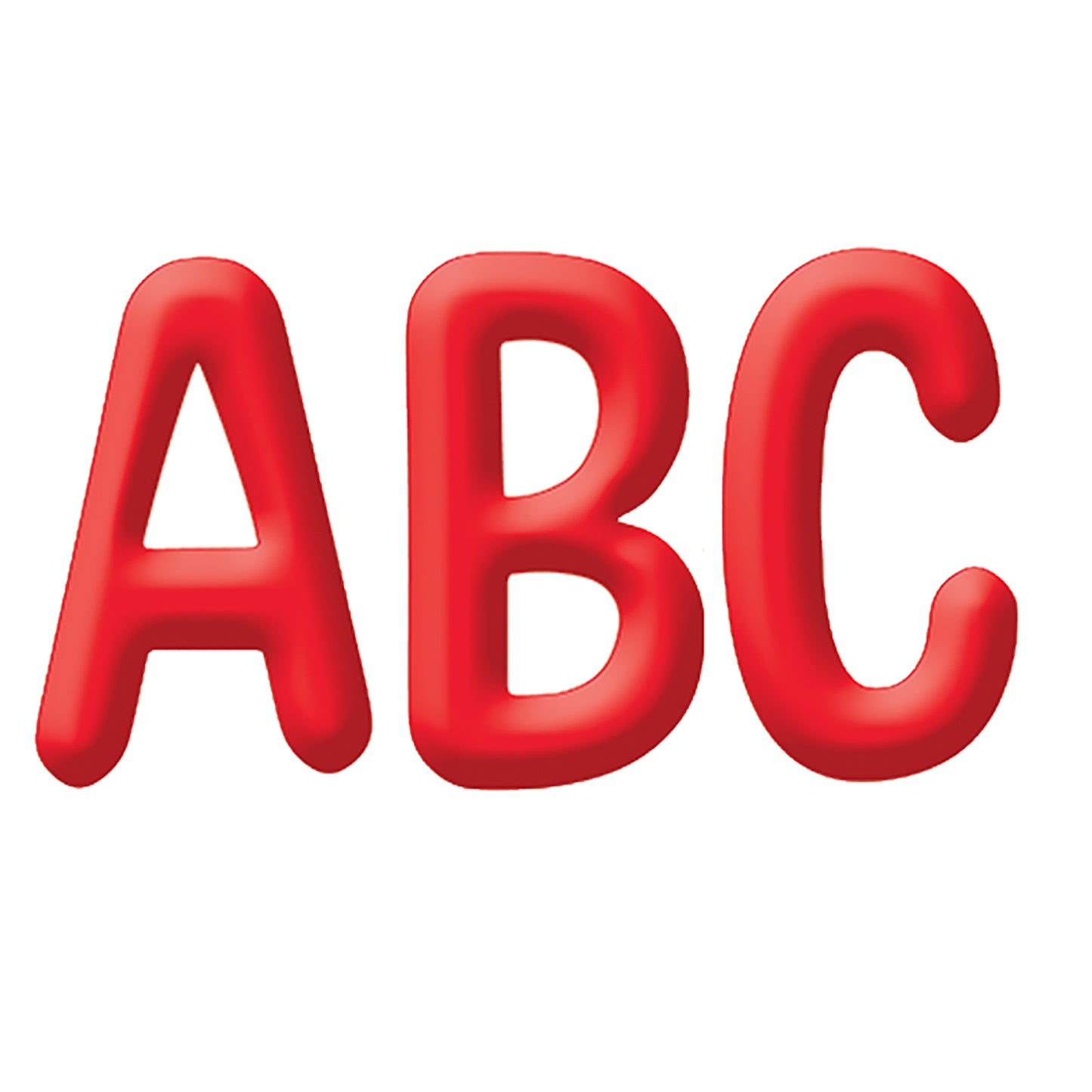 Solid Red 4in Deco Letters Color My World