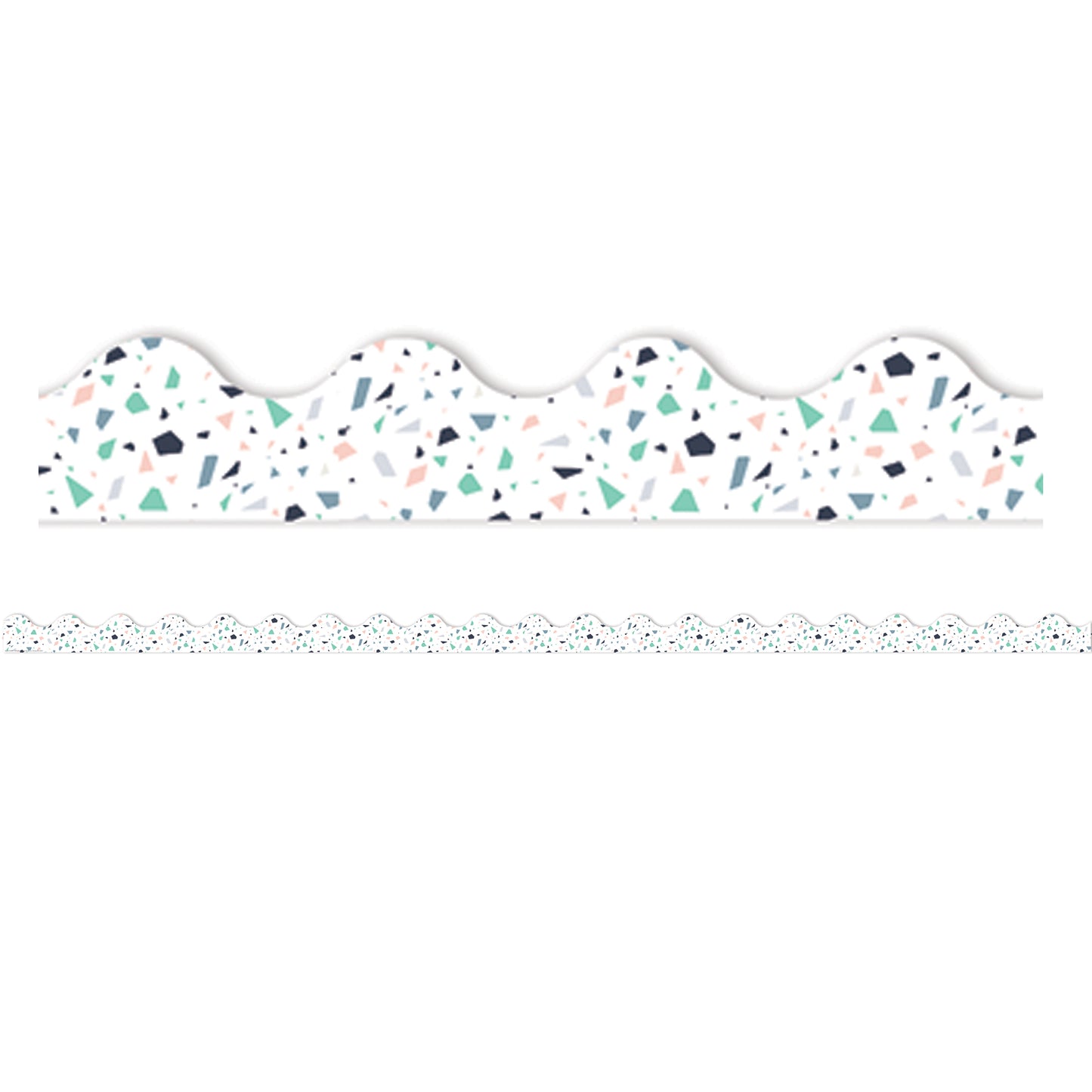 Simply Sassy White Terrazzo Deco Trim®, 37 Feet