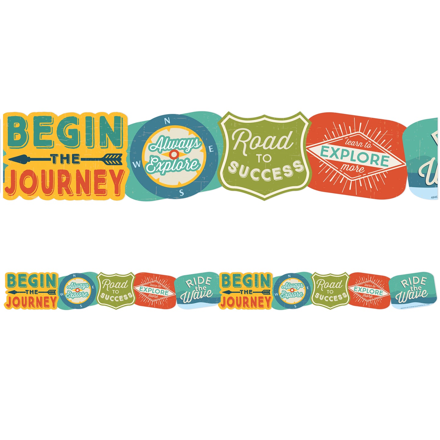 Adventurer Badges Extra Wide Deco Trim®, 37 Feet
