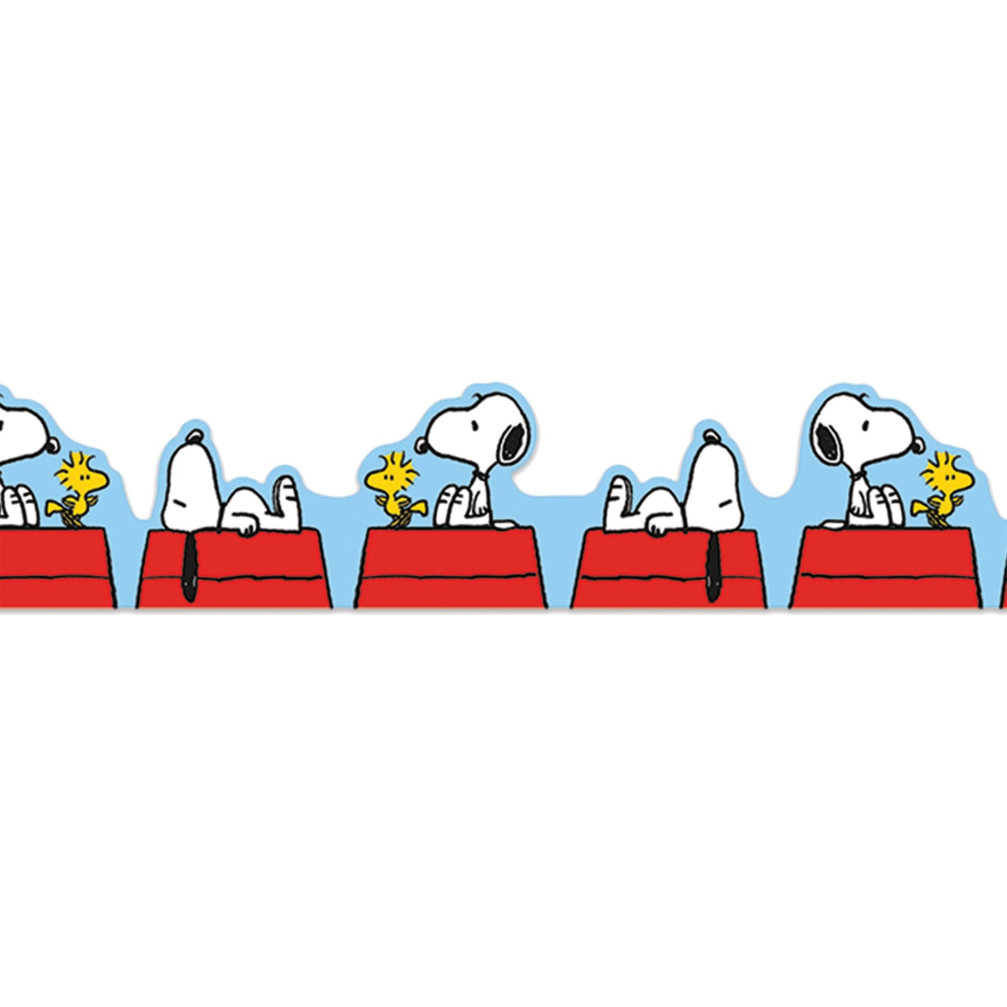 Peanuts Snoopy On Dog House Trim Extra Wide Die-cut