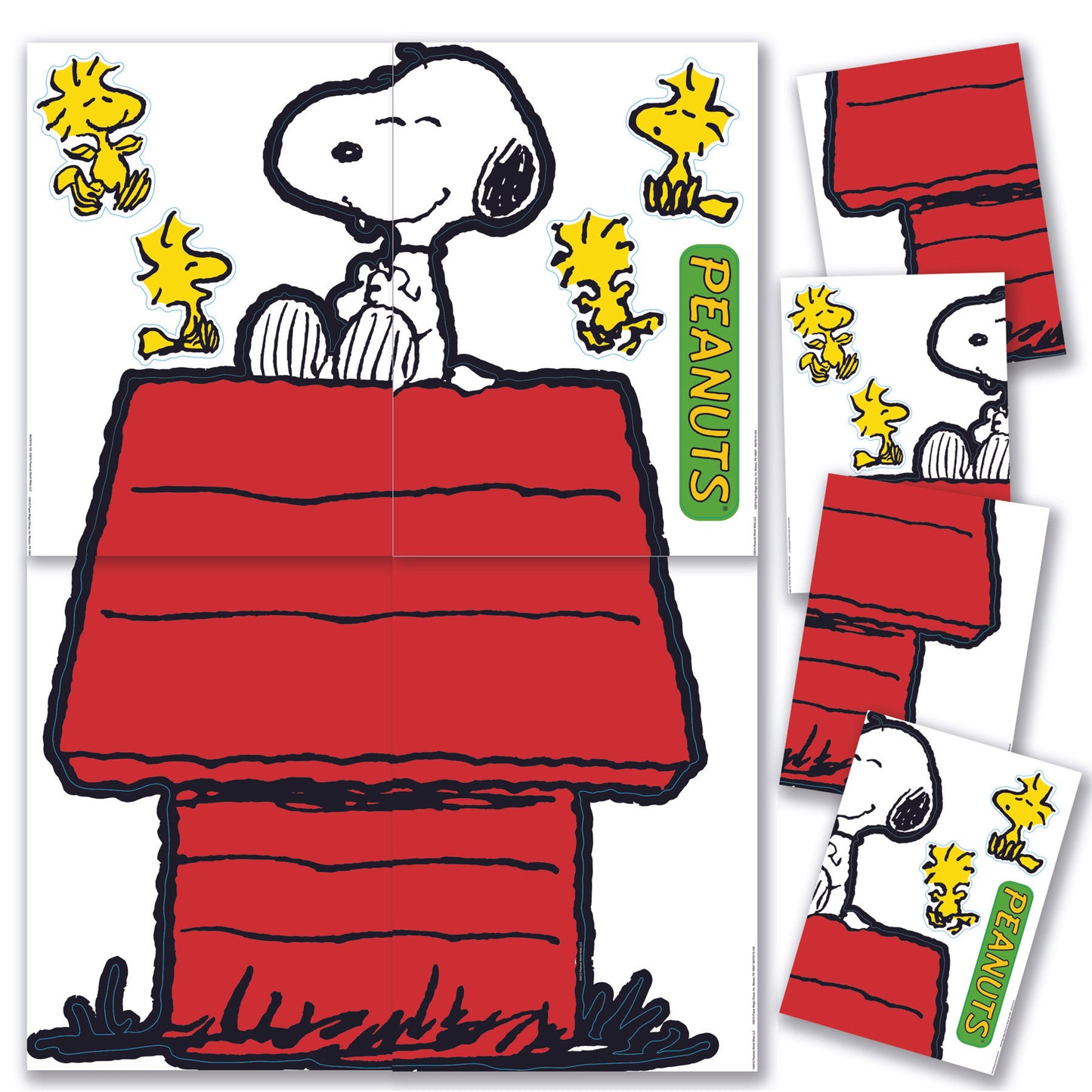 Giant Character Snoopy and Dog House Bulletin Board Set