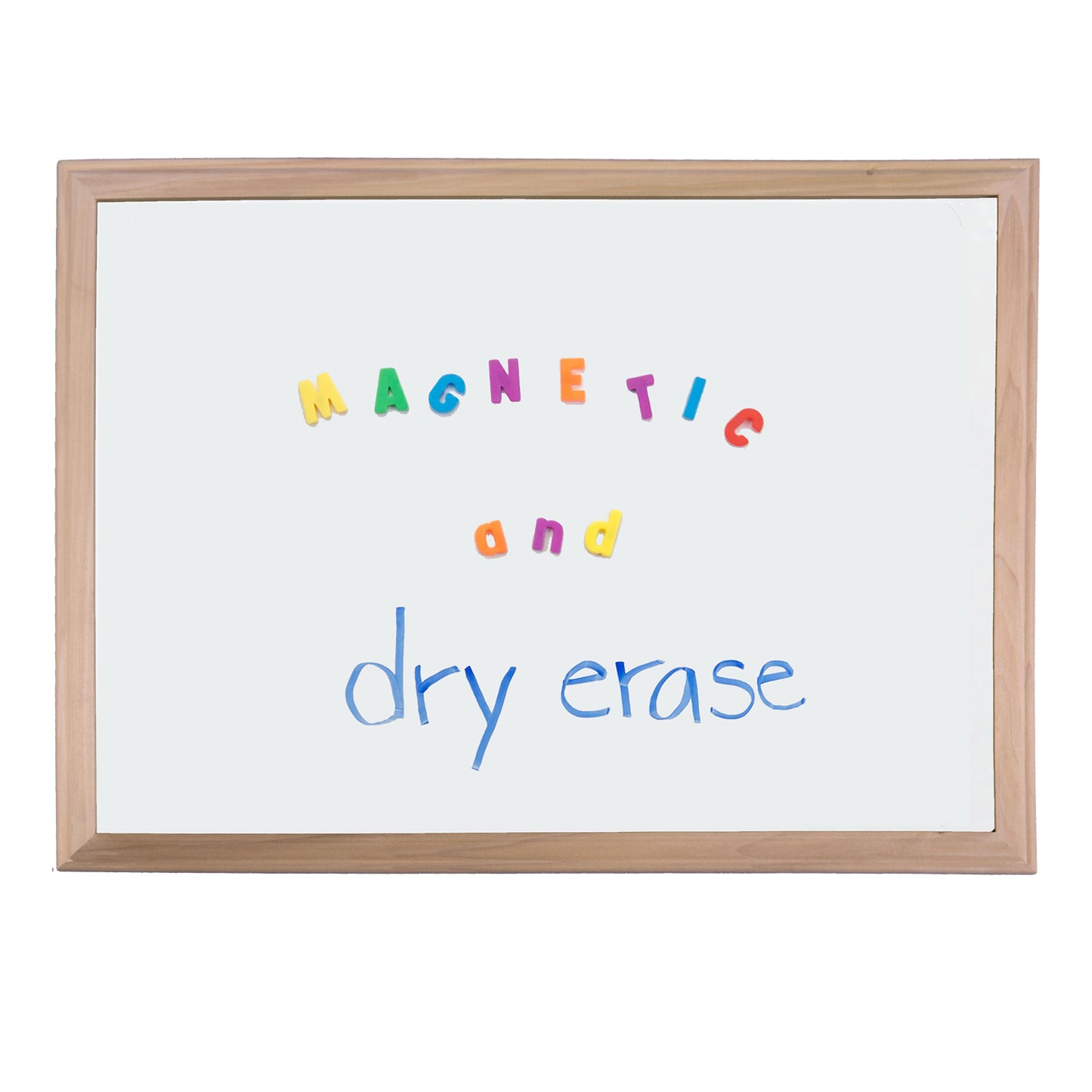 Wood Framed Magnetic Dry Erase Board, 18" x 24"