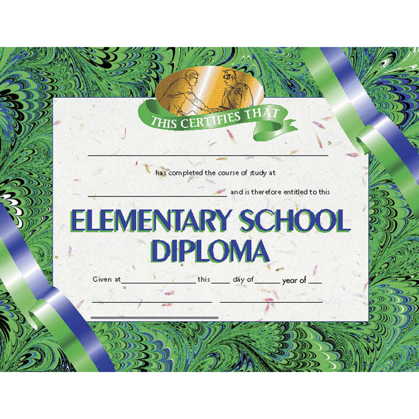 Elementary School Diploma, 8.5" x 11", Pack of 30