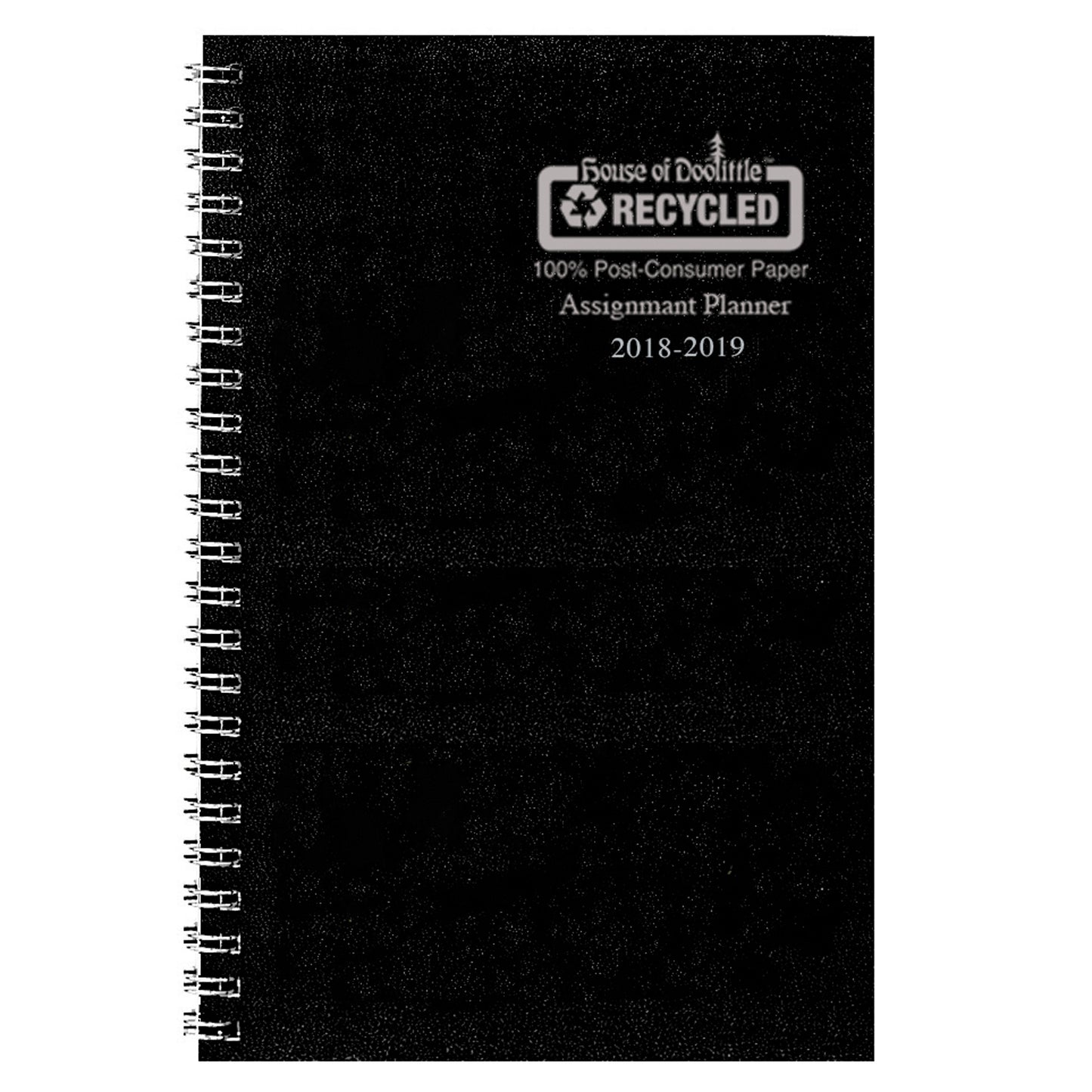 Academic Weekly Assignment Book, Black