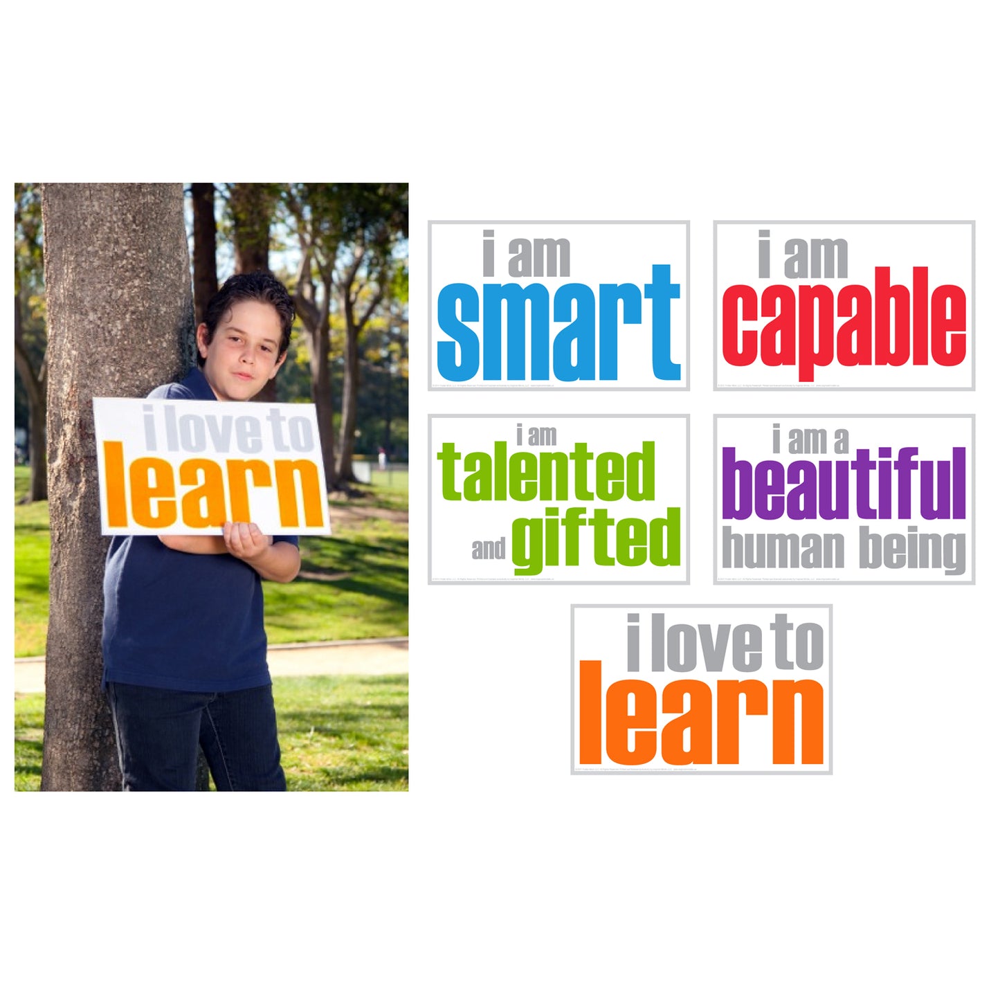 Self-Esteem Posters, Pack of 5