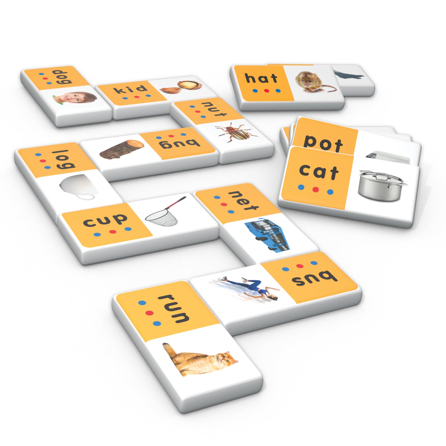 CVC Match & Learn Dominoes, Pack of 2