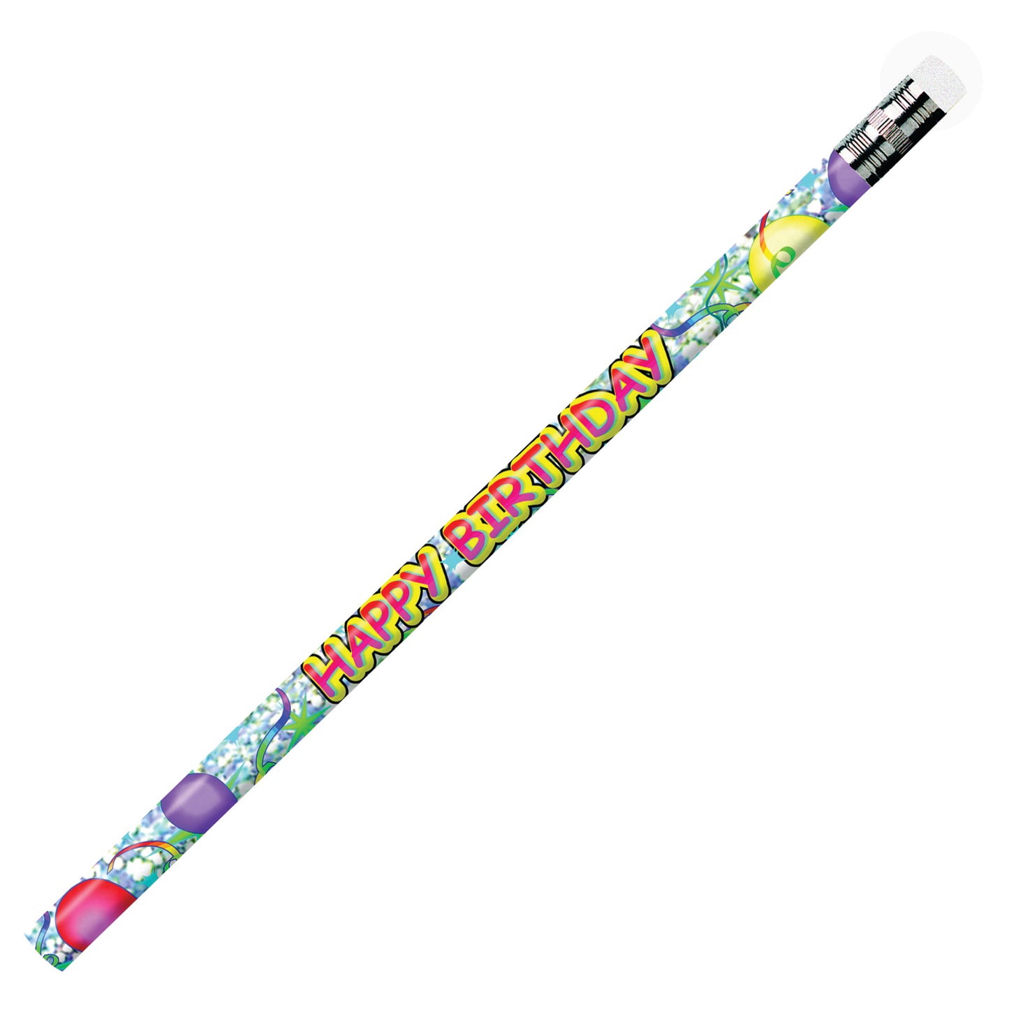 Happy Birthday Glitz Pencils, Pack of 12