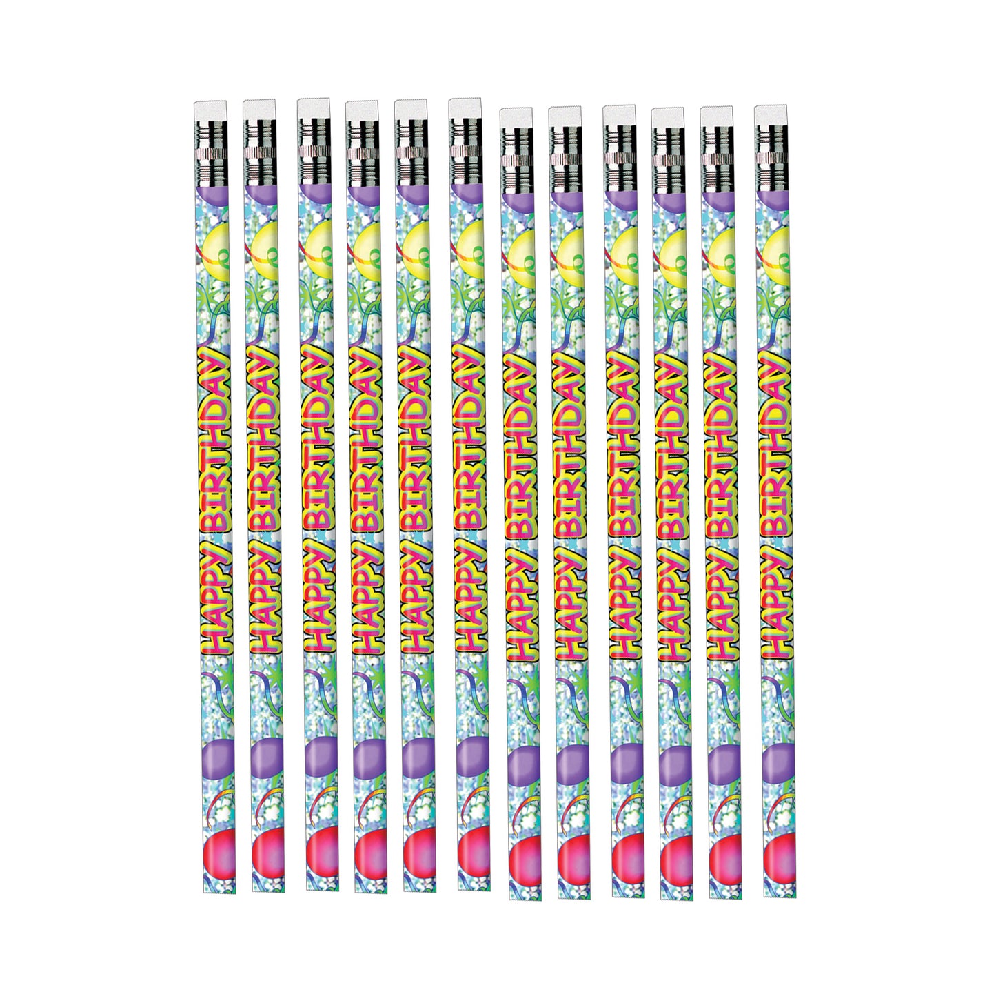 Happy Birthday Glitz Pencil, Pack of 144