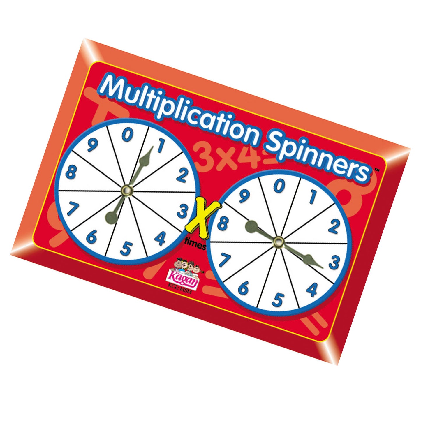 Multiplication Spinners, Pack of 12