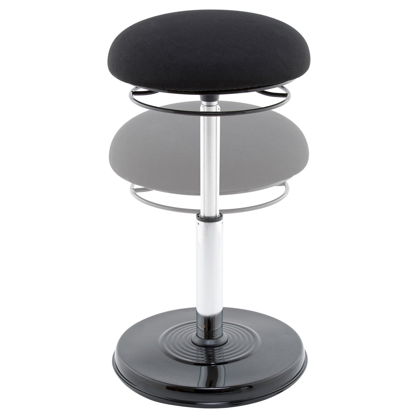 Office PLUS Everyday Adjustable Chair 18.5-26.75", Black