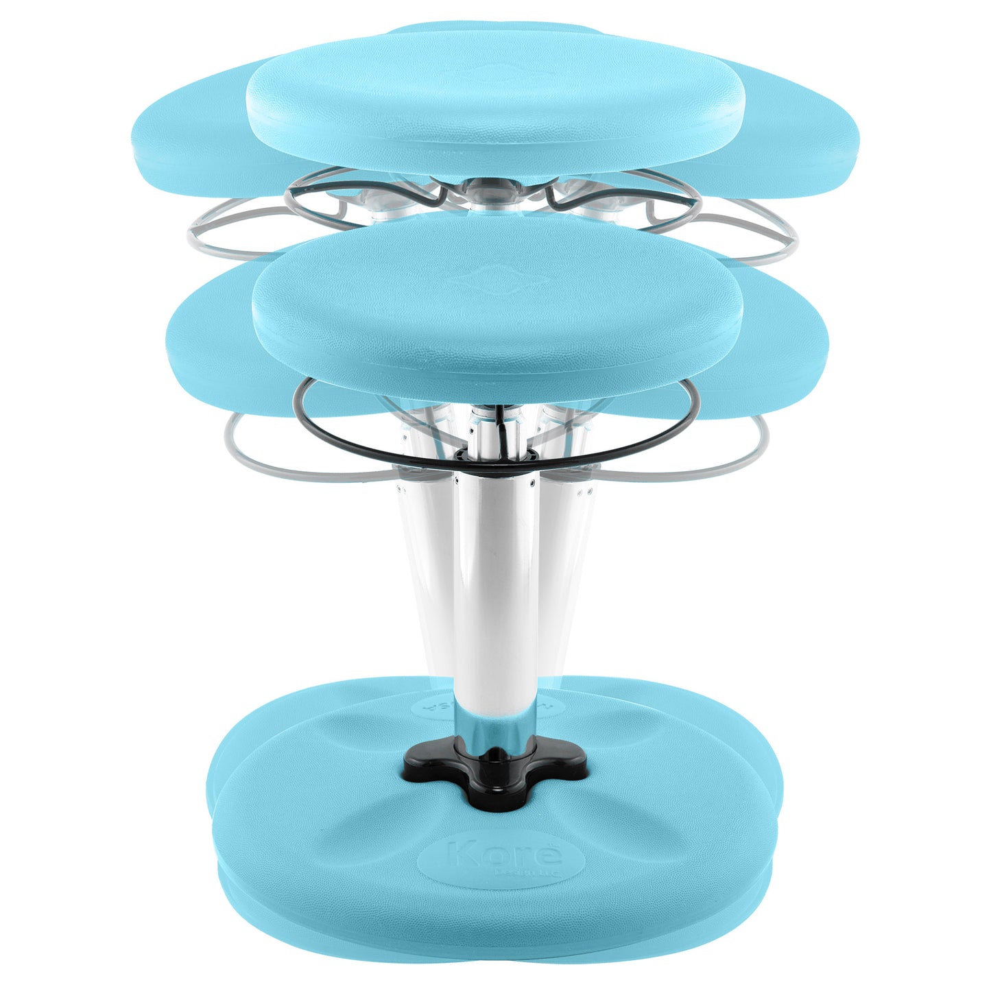 Kids Adjustable Standard Wobble Chair 14-19", Pale Blue