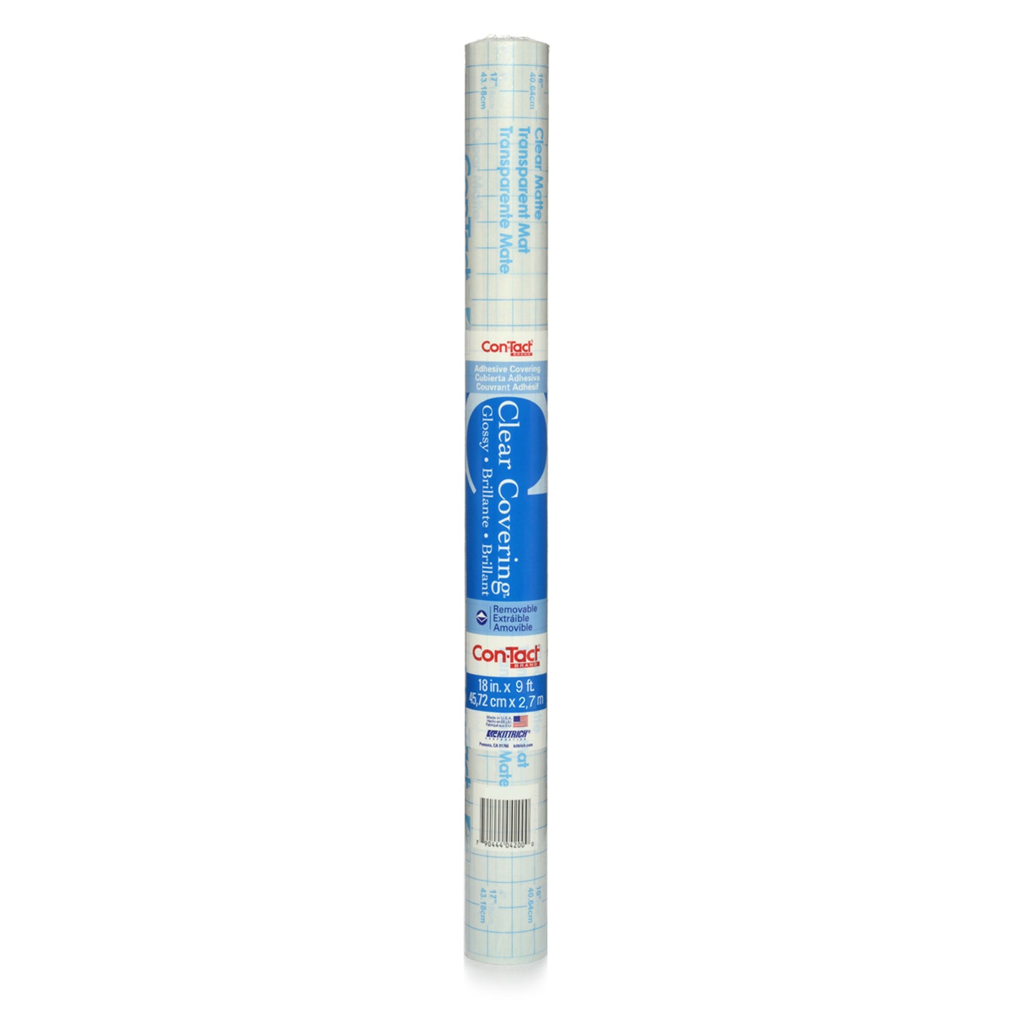 Adhesive Roll, Clear, 18" x 9 ', Glossy