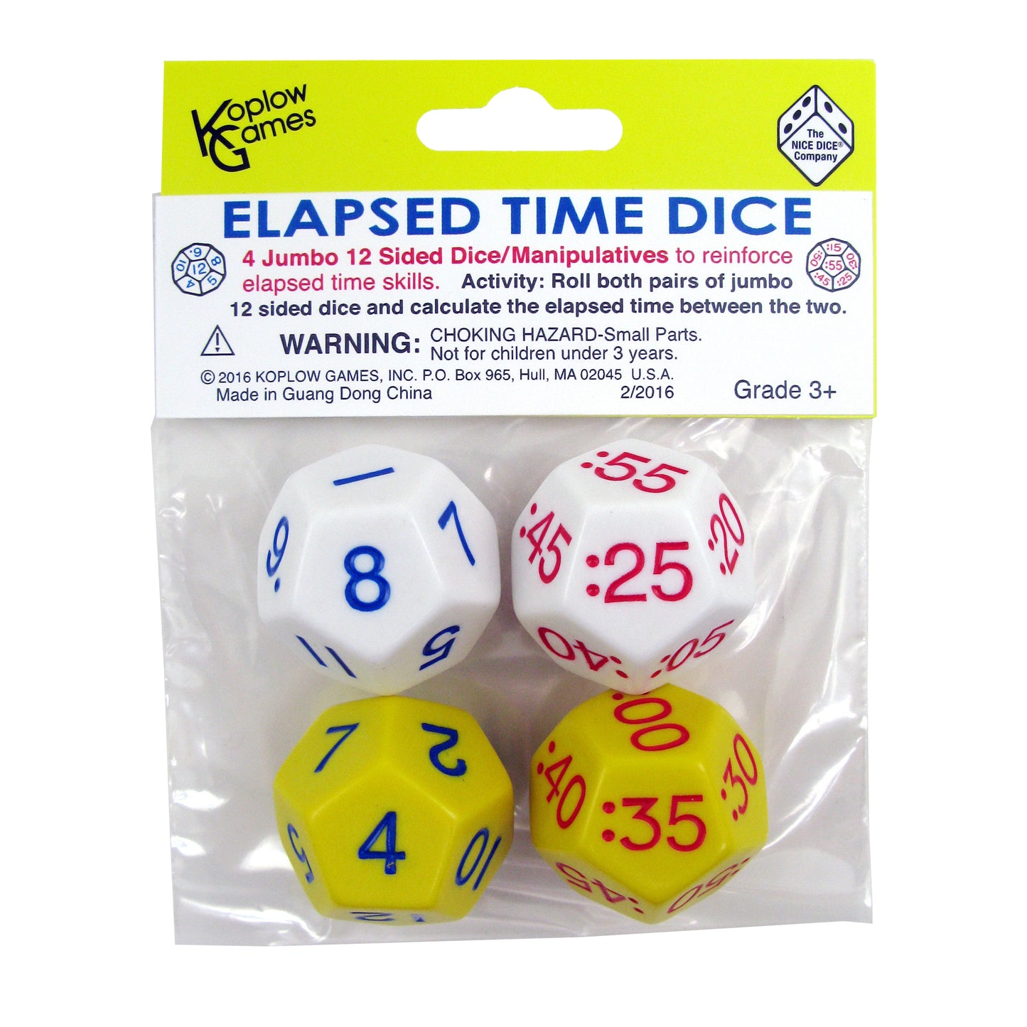 Elapsed Time Dice, 2 Pair