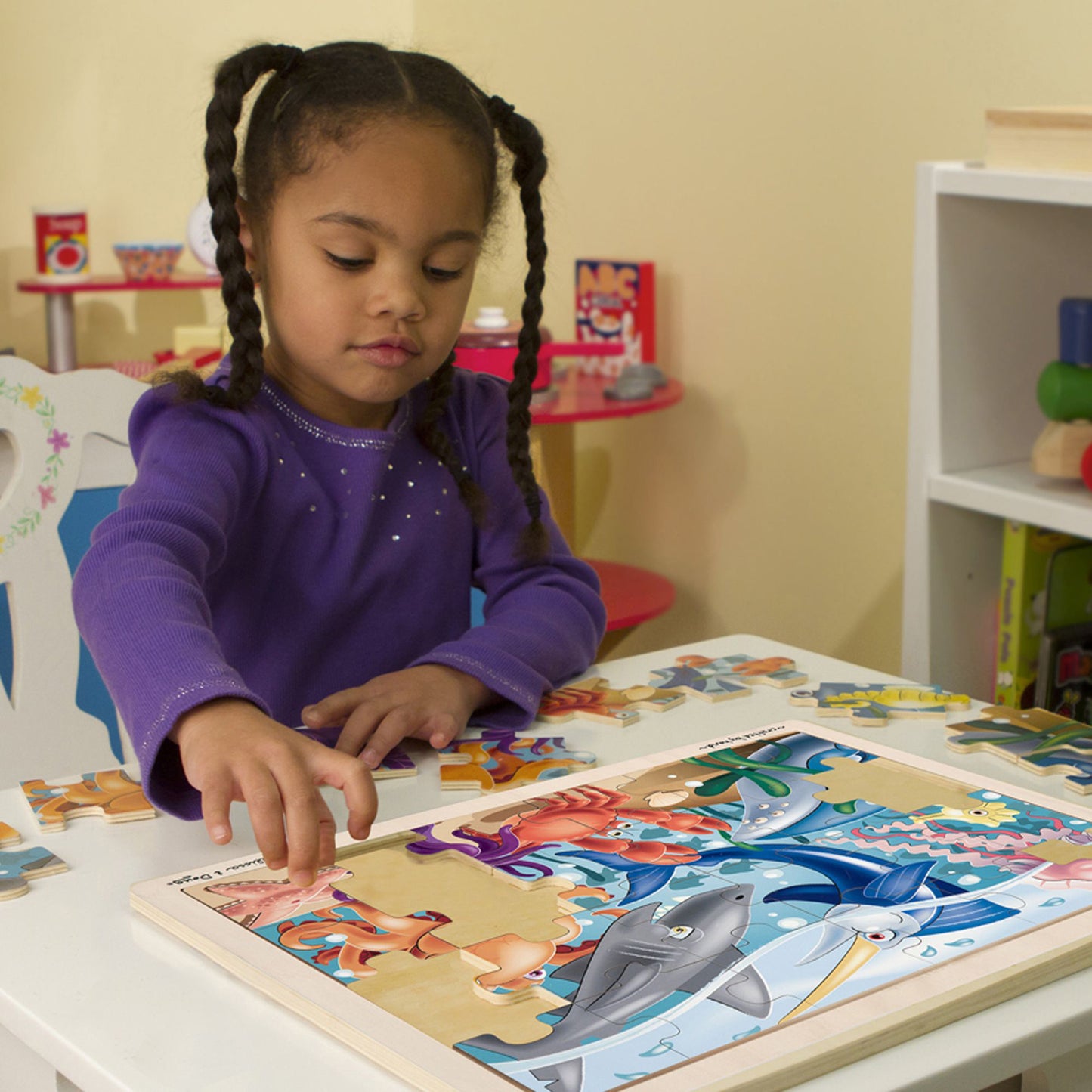 Under the Sea Wooden Jigsaw Puzzle, 12" x 16", 24 Pieces