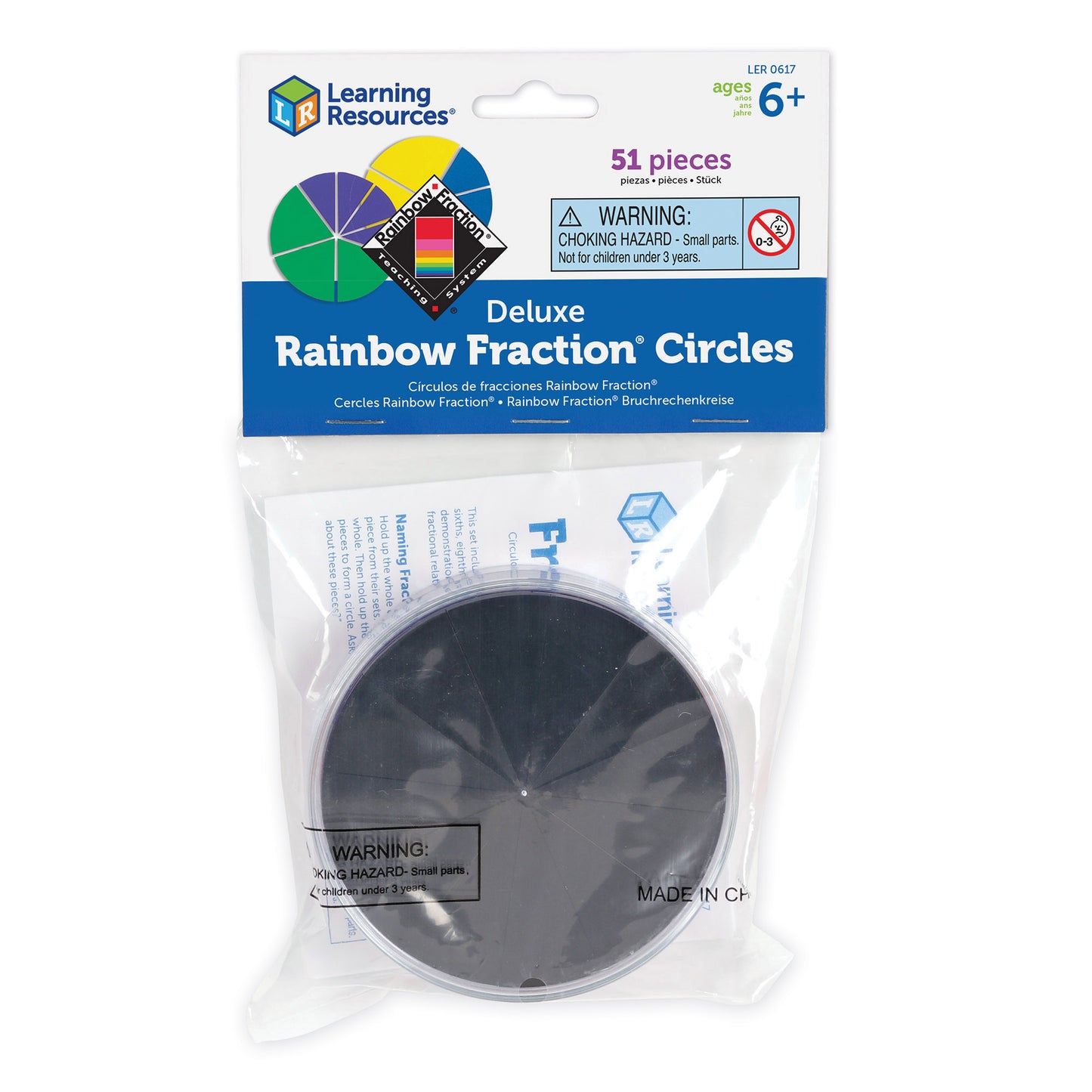 Rainbow Fraction® Deluxe Circles, Pack of 9
