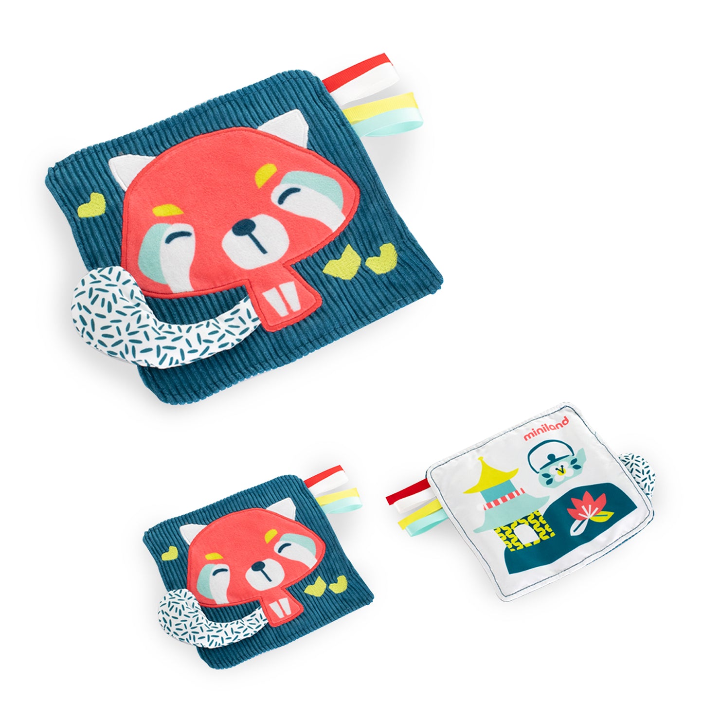 Red Panda Crinkly Sensory Paper Feel To Learn