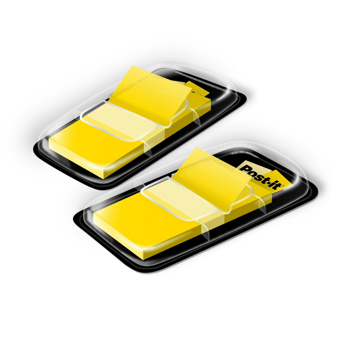 Flags - Yellow, 50/Dispenser, 2 Dispenser/Pack, 3 Packs