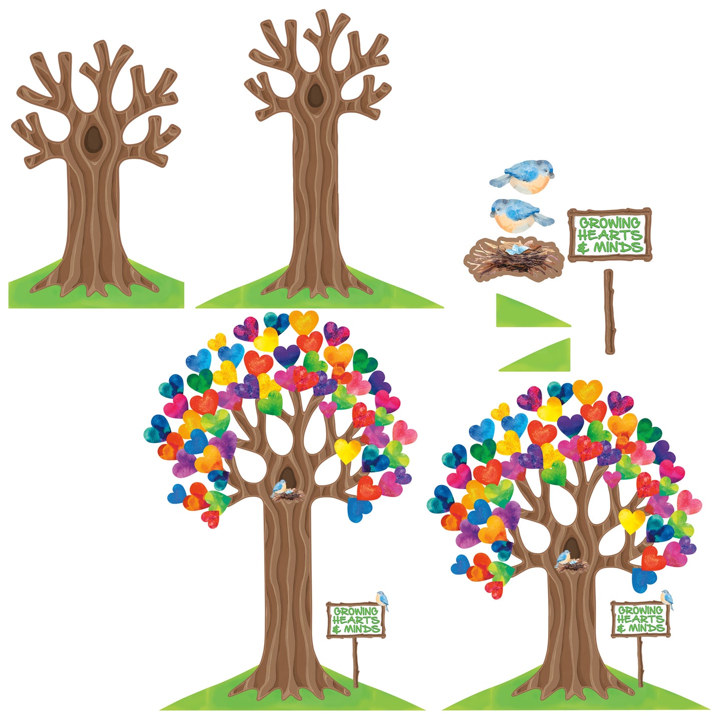 Growing Hearts & Minds Bulletin Board Set