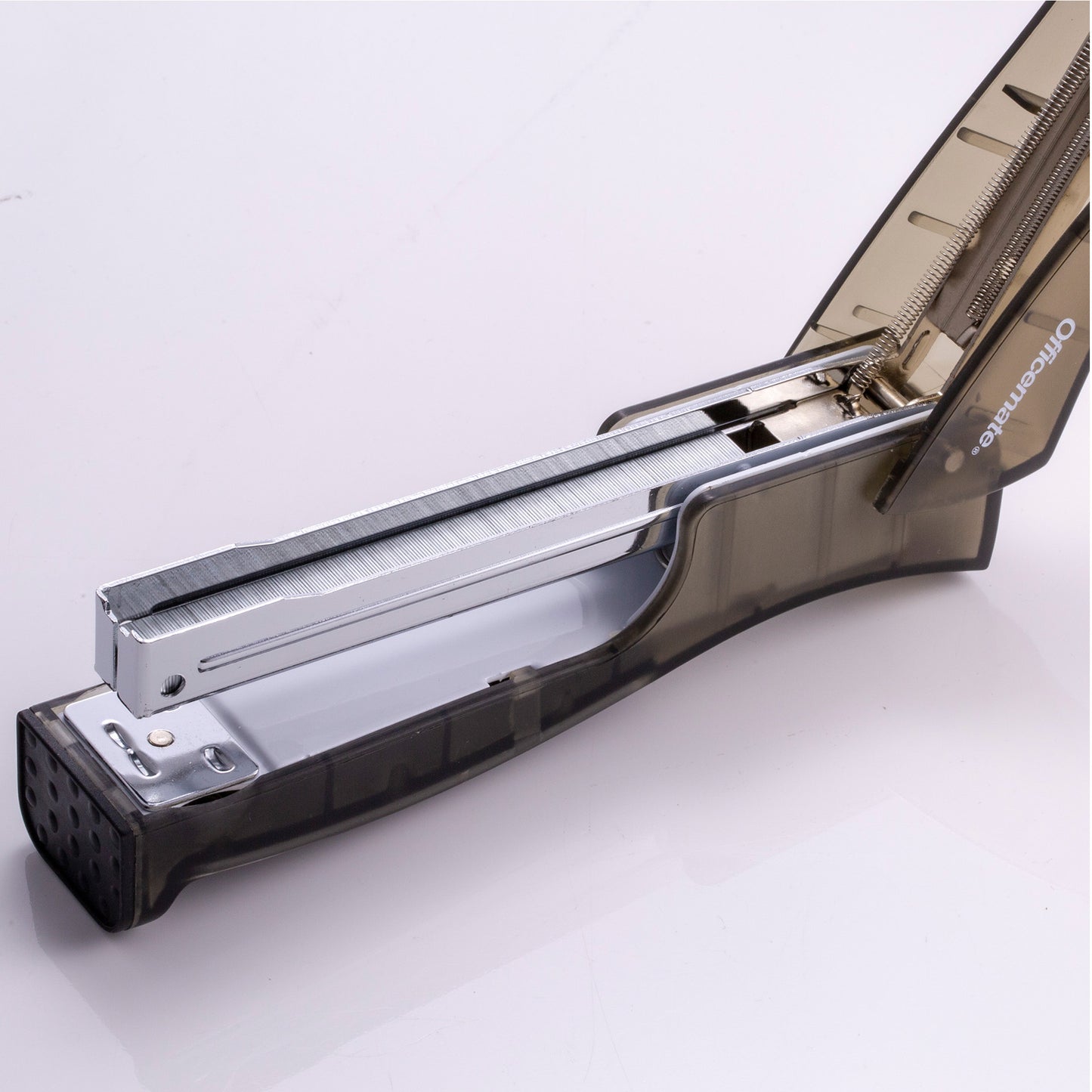 Full-Strip Plastic Transparent Stand-Up Stapler