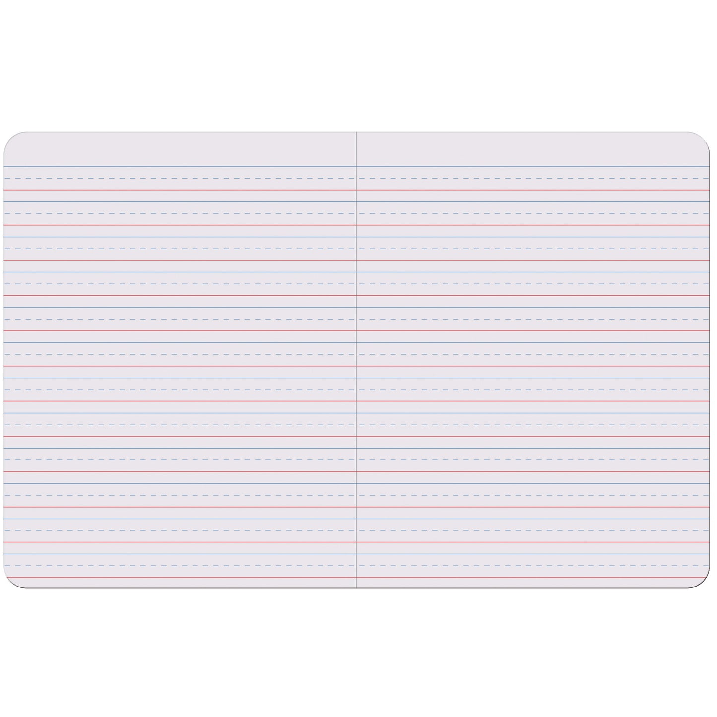 Primary Composition Book, Book Bound, D'Nealian Grades/Zaner-Bloser, 1/2" x 1/4" x 1/4" Ruled, 9-3/4" x 7-1/2", 100 Sheets
