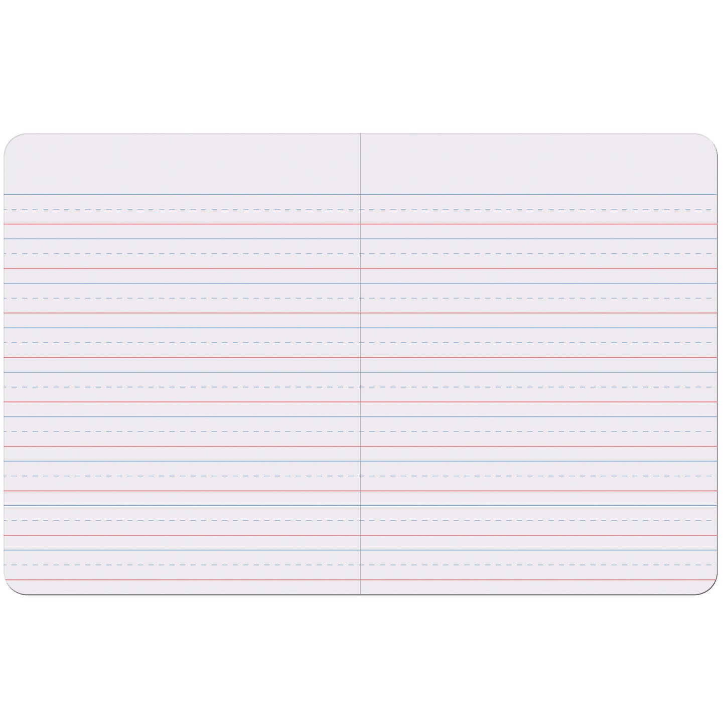 Primary Composition Book, Book Bound, D'Nealian/Zaner-Bloser, 5/8" x 5/16" x 5/16" Ruled, 9-3/4" x 7-1/2", 100 Sheets