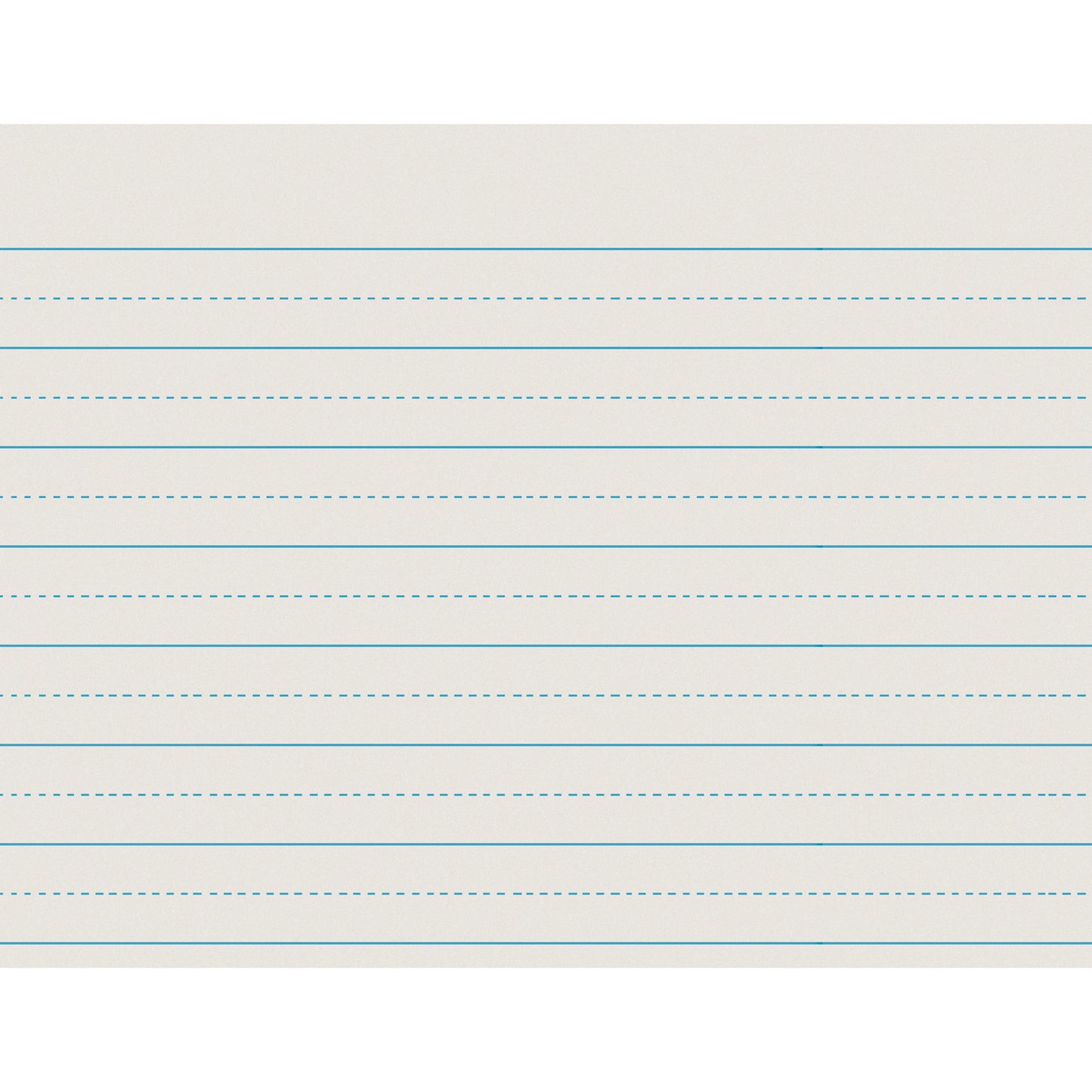 Newsprint Handwriting Paper, Alternate Dotted, Grade 1, 1" x 1/2" Ruled Long, 11" x 8-1/2", 500 Sheets