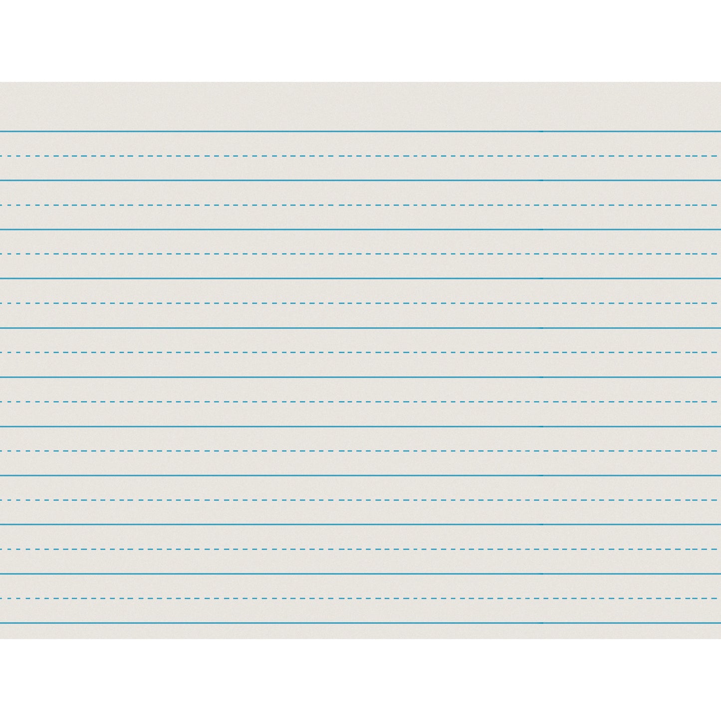 Newsprint Handwriting Paper, Alternate Dotted, Grade 2, 3/4" x 3/8" Ruled Long, 11" x 8-1/2", 500 Sheets