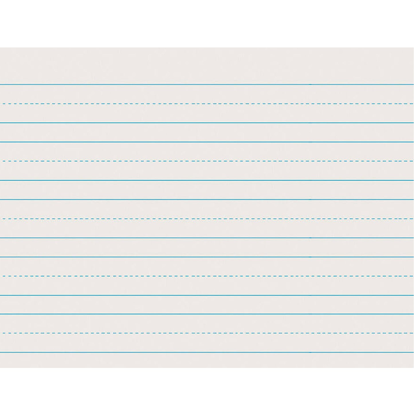 Newsprint Handwriting Paper, Skip-A-Line, Grade 1, 1" x 1/2" x 1/2" Ruled Long, 11" x 8-1/2", 500 Sheets