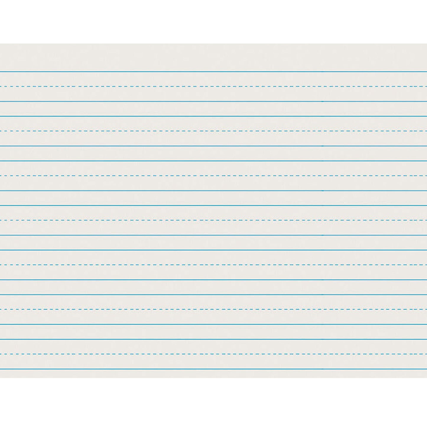 Newsprint Handwriting Paper, Skip-A-Line, Grade 2, 3/4" x 3/8" x 3/8" Ruled Long, 11" x 8-1/2", 500 Sheets