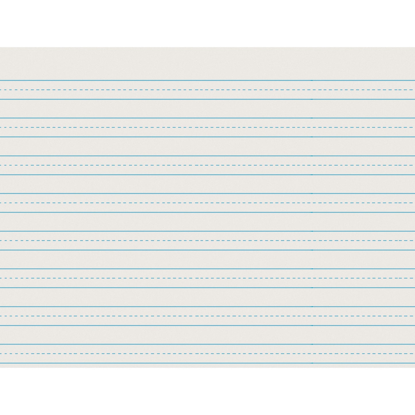 Newsprint Handwriting Paper, Skip-A-Line, Grade 3, 1/2" x 1/4" x 1/2" Ruled Long, 11" x 8-1/2", 500 Sheets