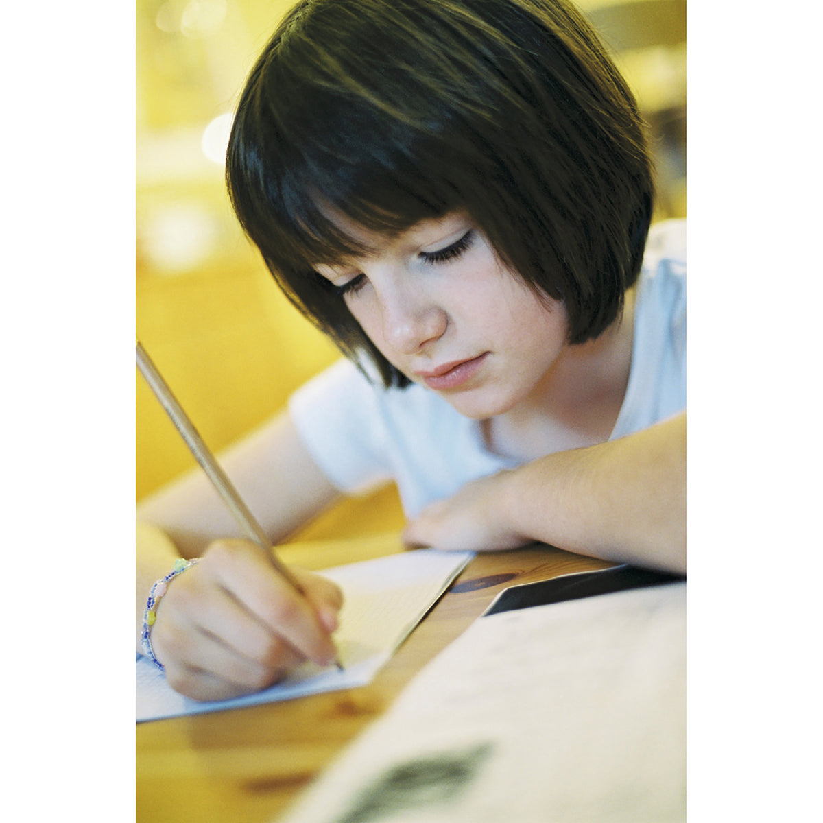 Newsprint Handwriting Paper, Picture Story, Grade 2, 1/2" x 1/4" x 1/4" Ruled Short, 8-1/2" x 11", 500 Sheets Per Pack, 5 Packs