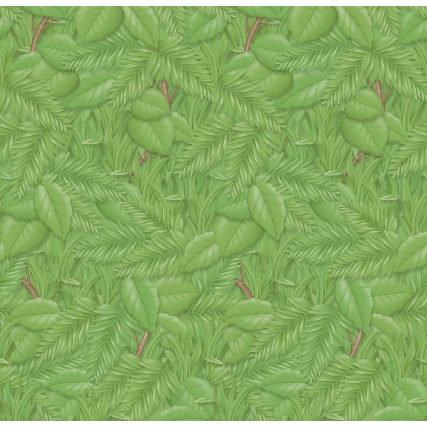 Bulletin Board Art Paper, Tropical Foliage, 48" x 50', 1 Roll
