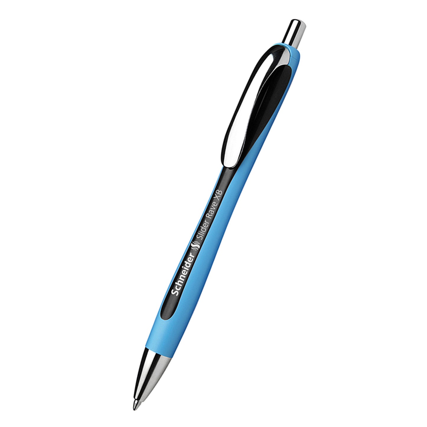 Slider Rave XB Refillable + Retractable Ballpoint Pen, 1.4 mm, Black Ink, Single Pen