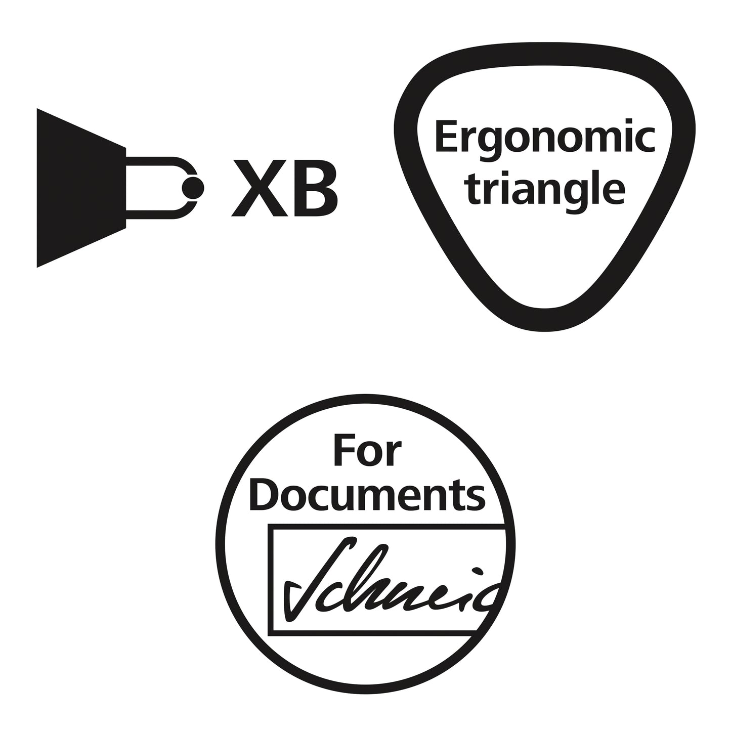 Slider Edge XB Ballpoint Pen, 1.4 mm, Red Ink, Single Pen